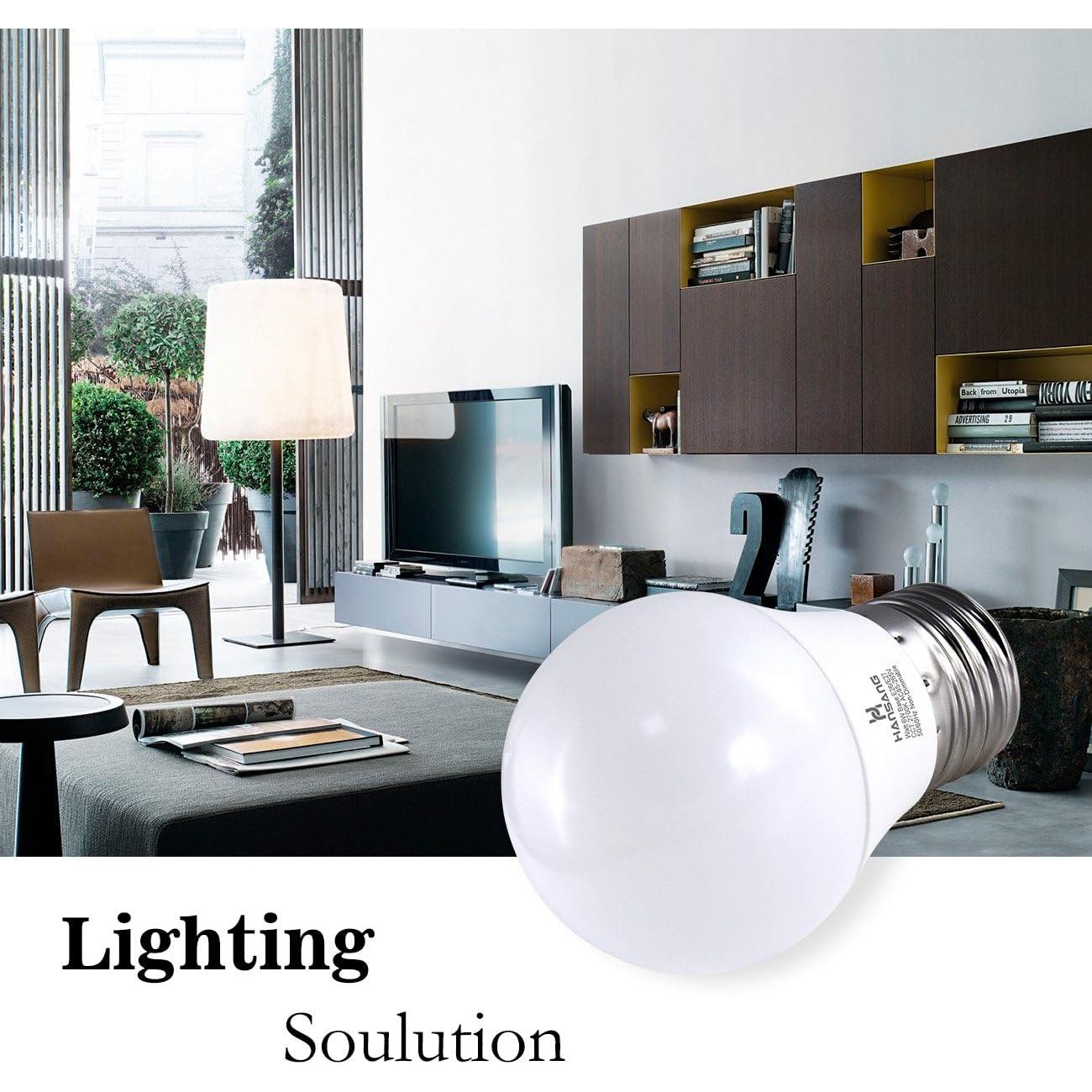 Bombilla LED A15 Hansang 6W E26 Luz Diurna 5000K 600 Lúmenes