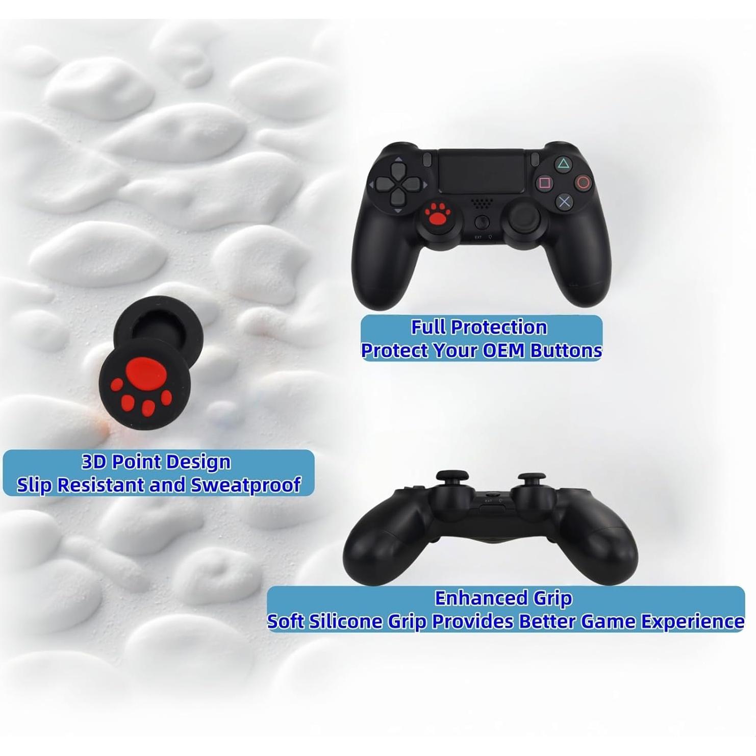 Cubiertas de Silicona para Joystick Teiyii - 12 Piezas Antideslizantes