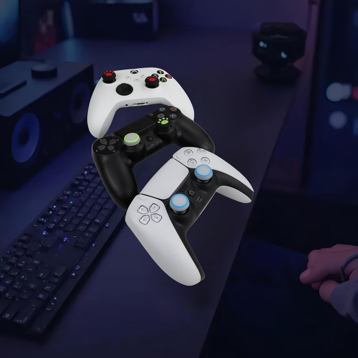 Cubiertas de Silicona para Joystick Teiyii - 12 Piezas Antideslizantes