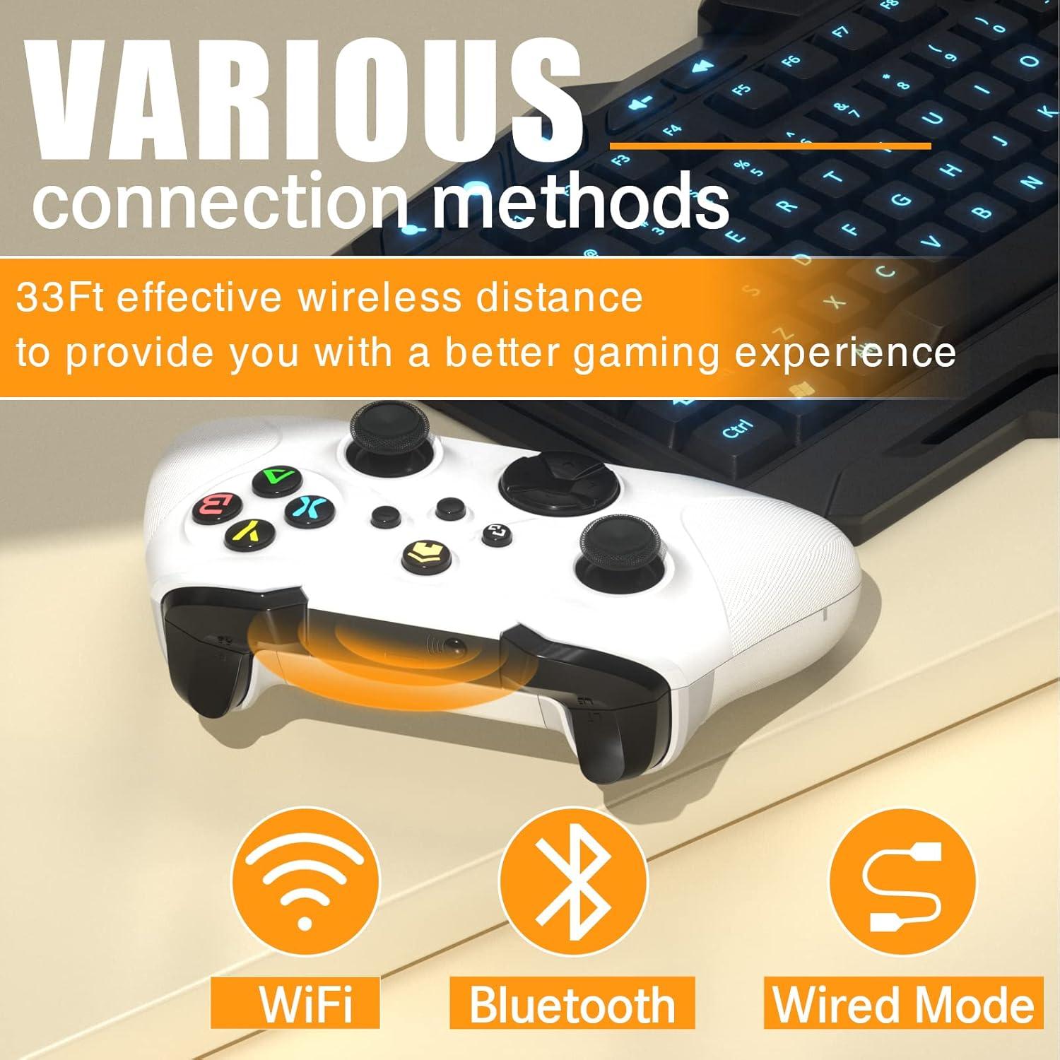 Controlador Inalámbrico Dinosoo para Xbox One/Series X/S - Bluetooth, Doble Vibración, Turbo