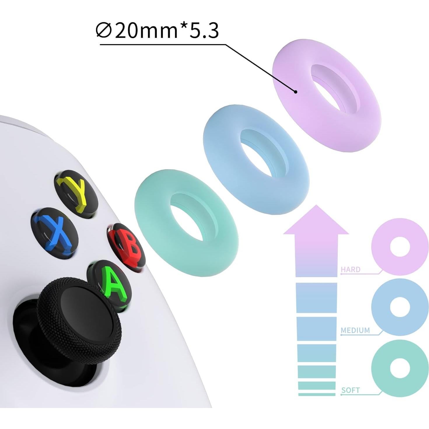 Anillos de Precisión PlayVital para Joystick PS5/Xbox/Switch