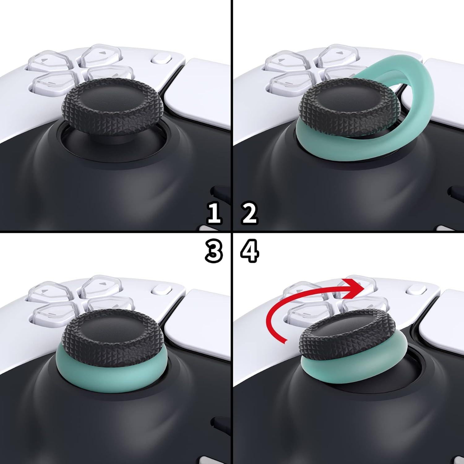 Anillos de Precisión PlayVital para Joystick PS5/Xbox/Switch