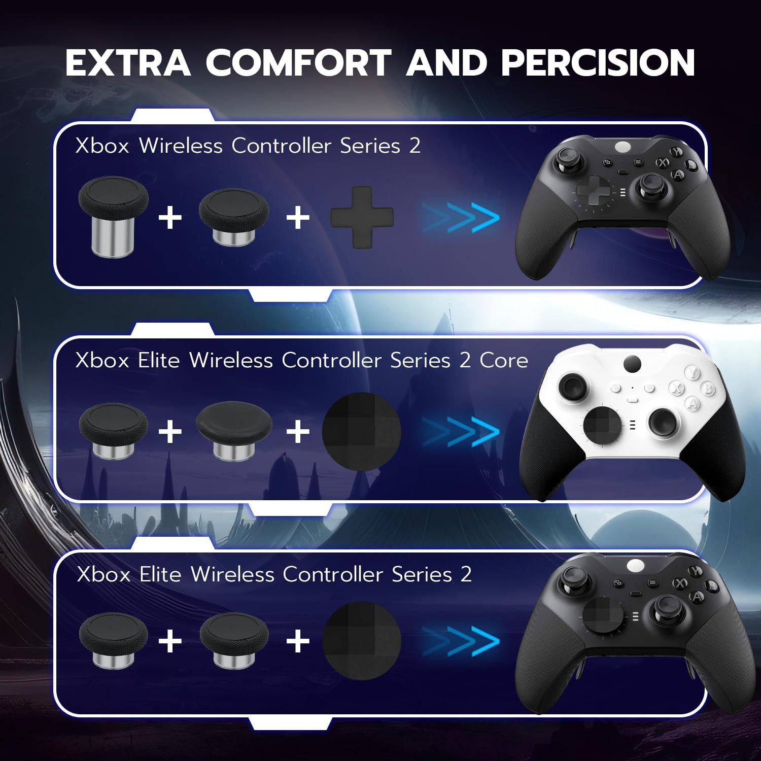 Mcbazel 13 en 1 Joysticks y Paddles para Xbox One Elite 2