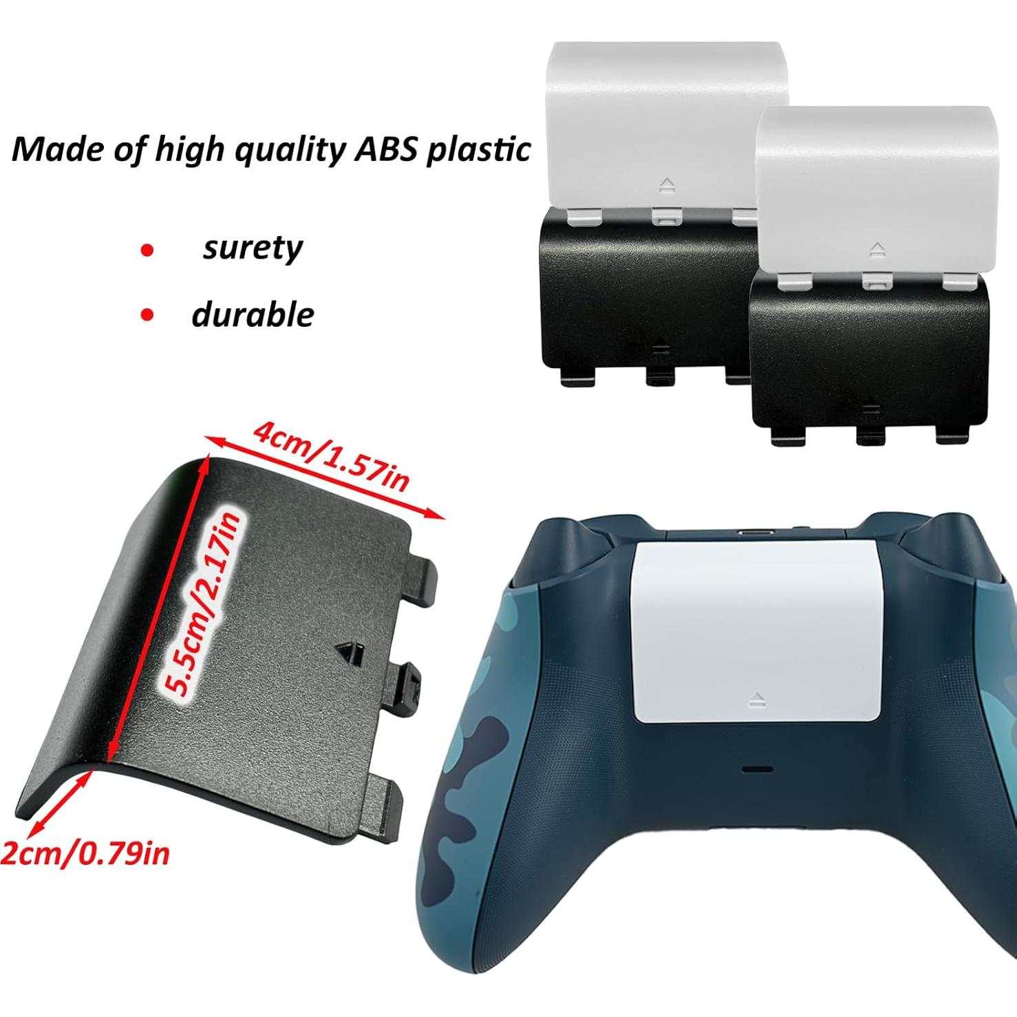 Tapa de Batería para Controlador Xbox Series X/S - 4 Pcs