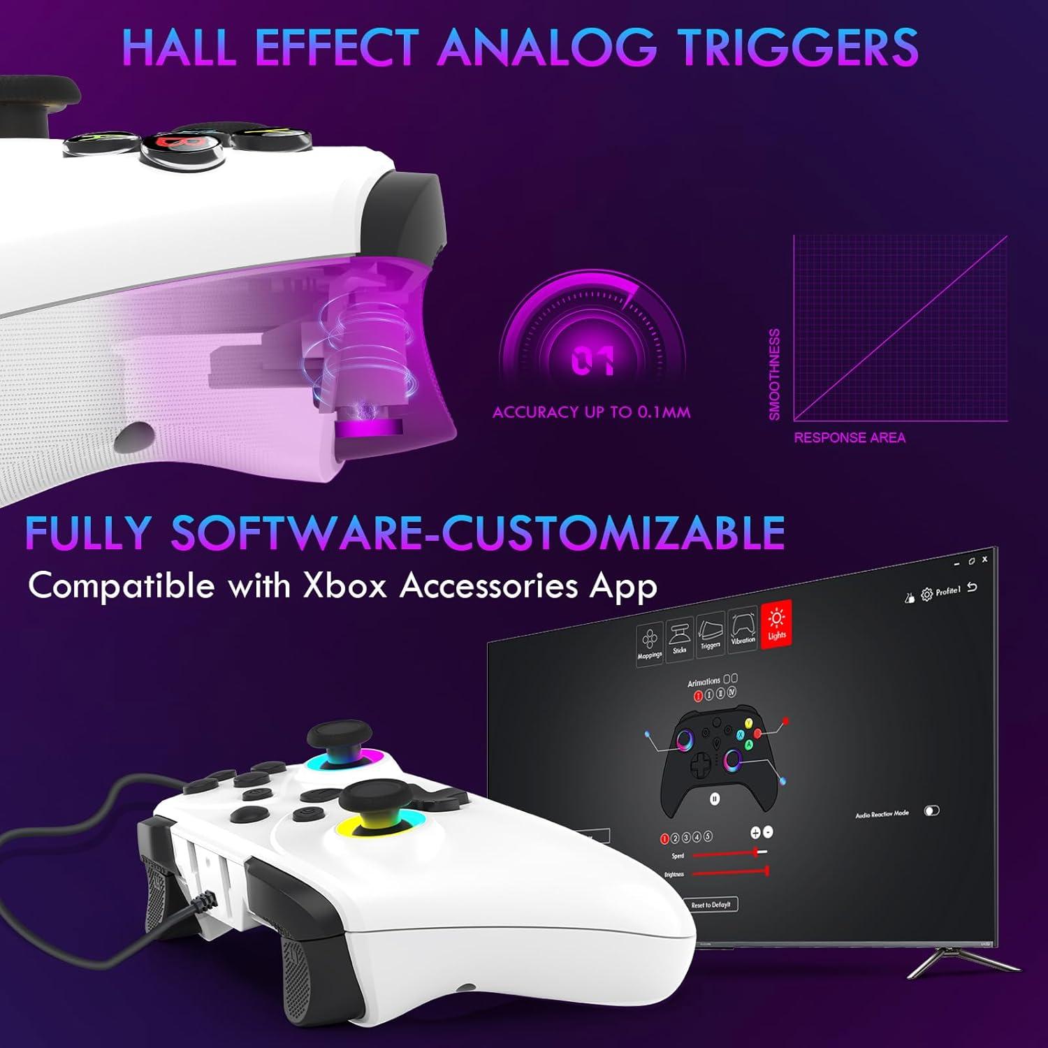 Controlador con cable Ugame Viper para Xbox/PS4/Switch/PC