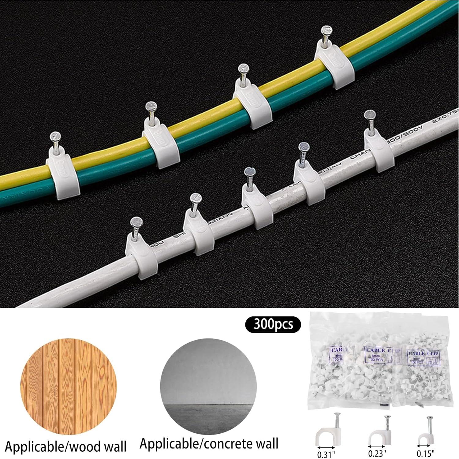 Kit de gestión de cables 604 piezas LoveBB con organizadores