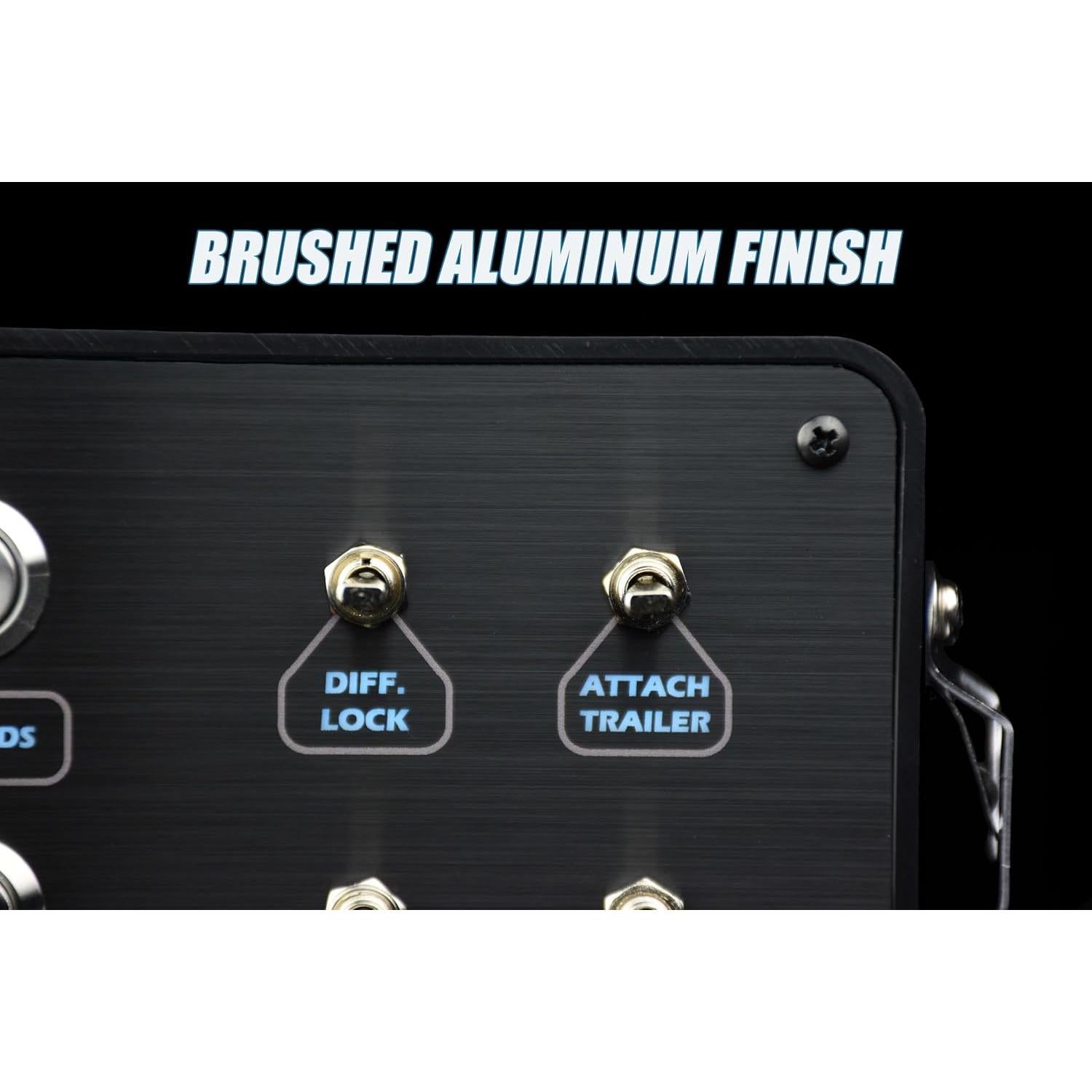 Caja de Botones Clásica II Sim-Panel ATS/ETS - Aluminio Negro