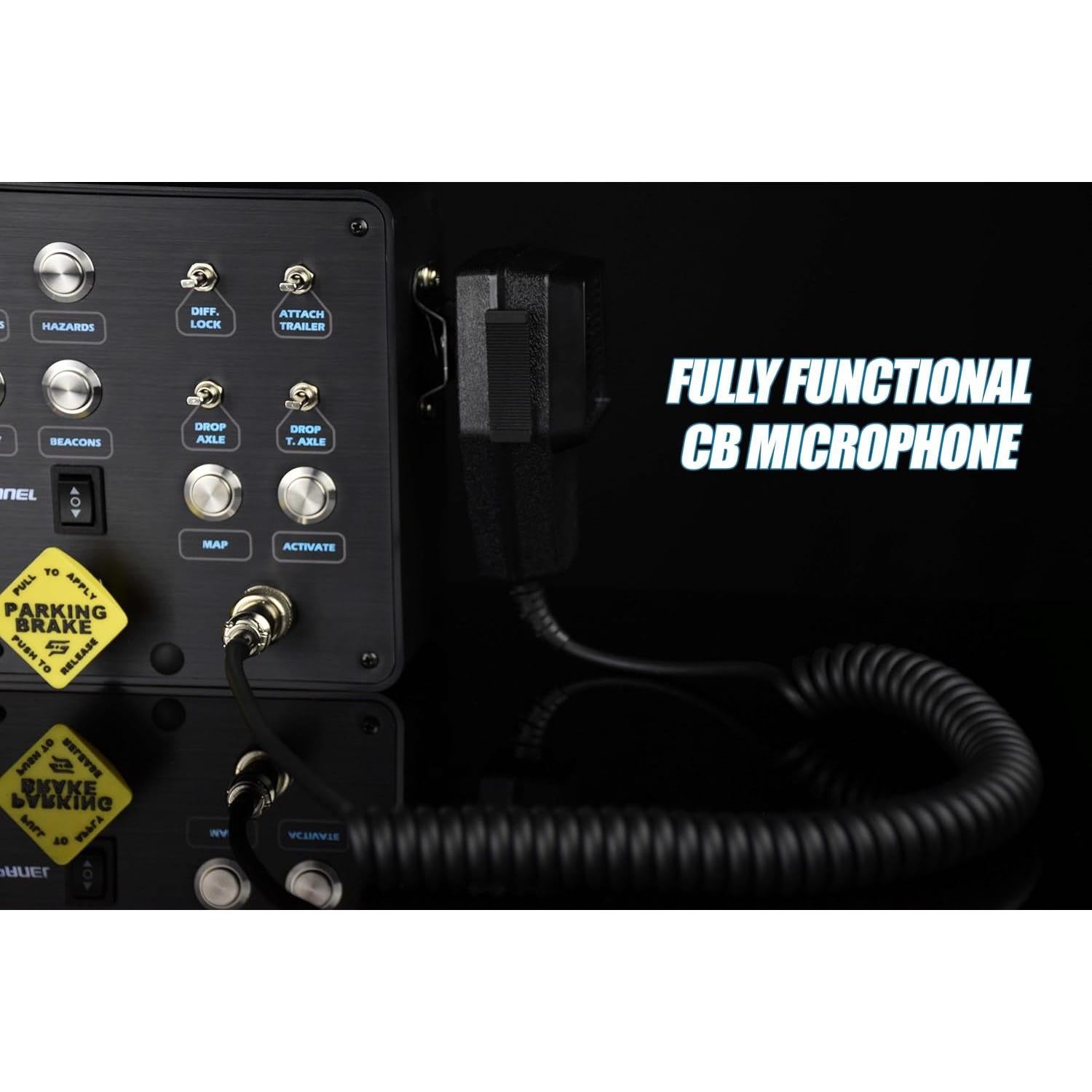 Caja de Botones Clásica II Sim-Panel ATS/ETS - Aluminio Negro