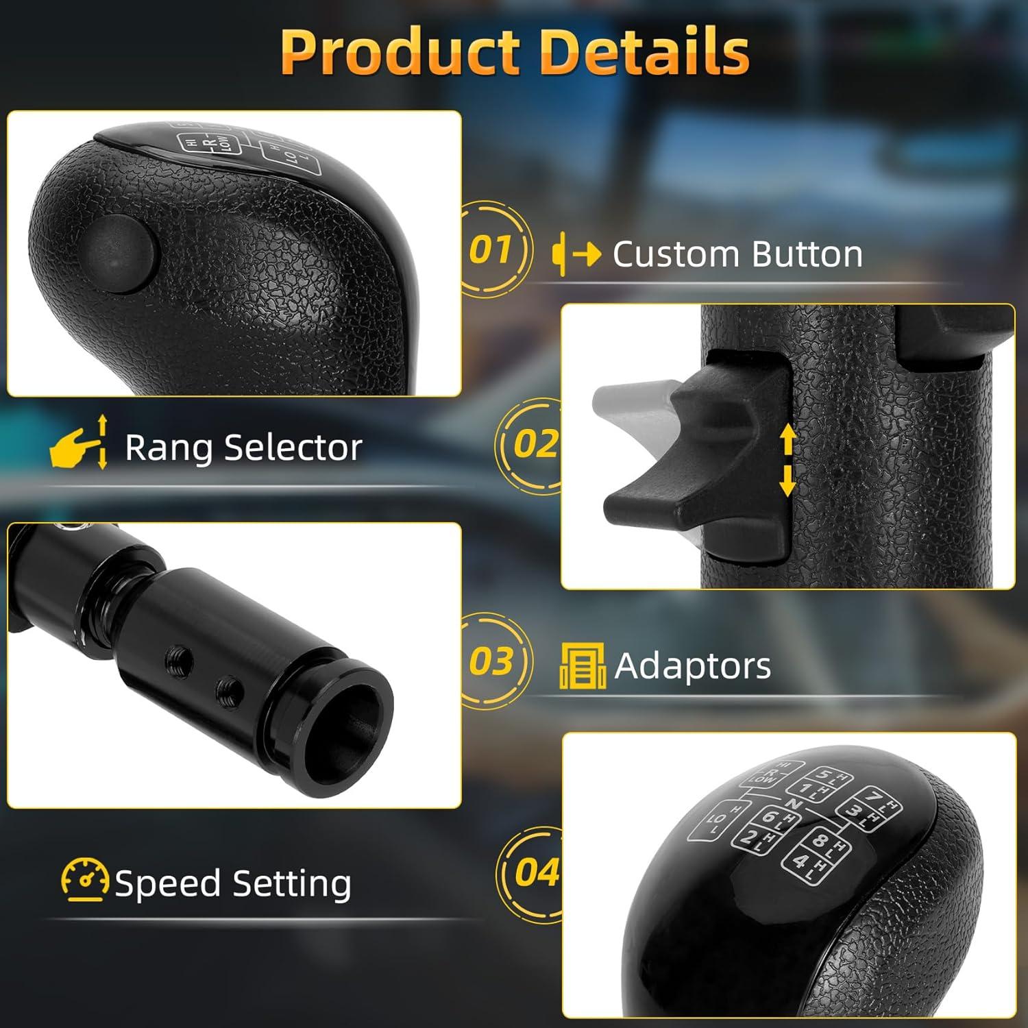 Cambiador USB Besilo para Simuladores de Camiones 18 Velocidades