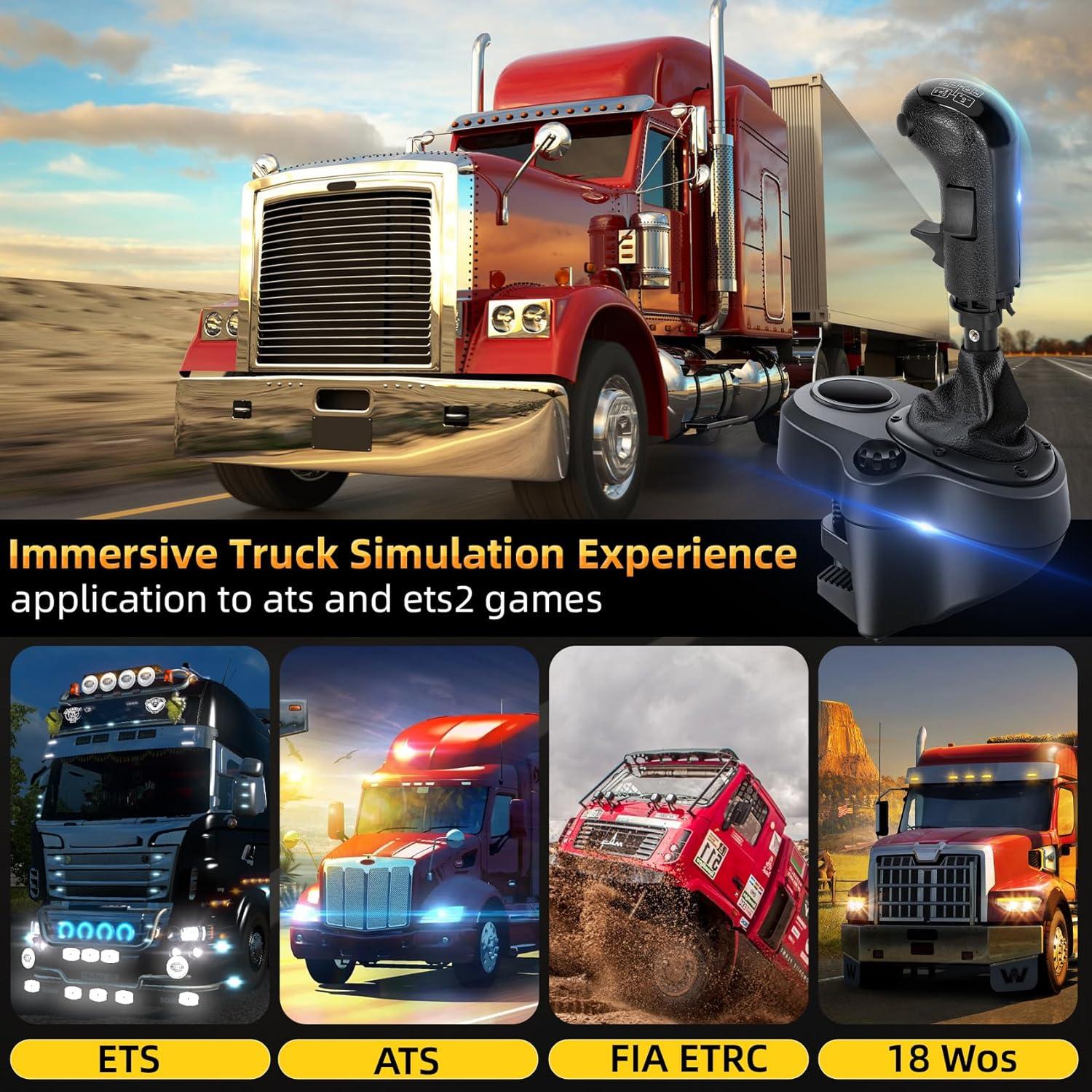 Cambiador USB Besilo para Simuladores de Camiones 18 Velocidades