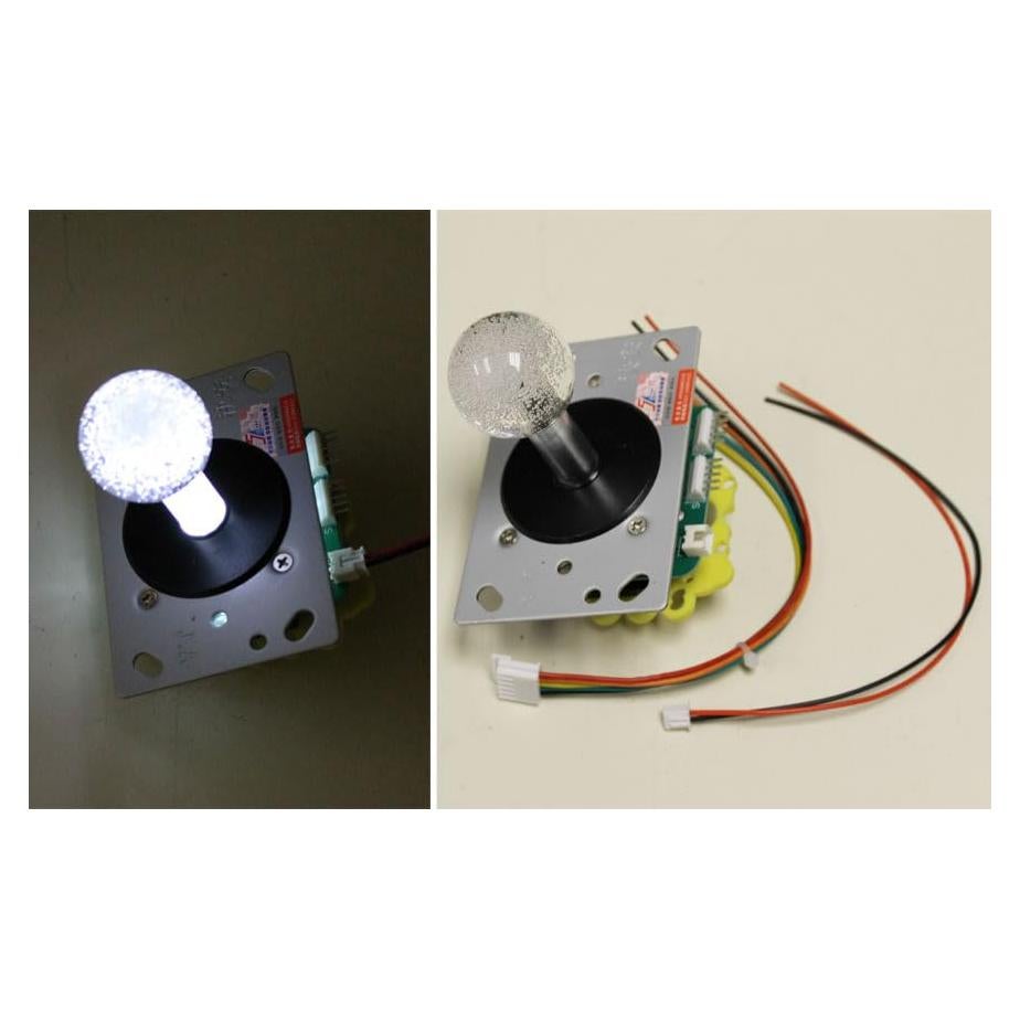 Joystick de Arcade RetroArcade LED Iluminado 8/4 Vías Blanco