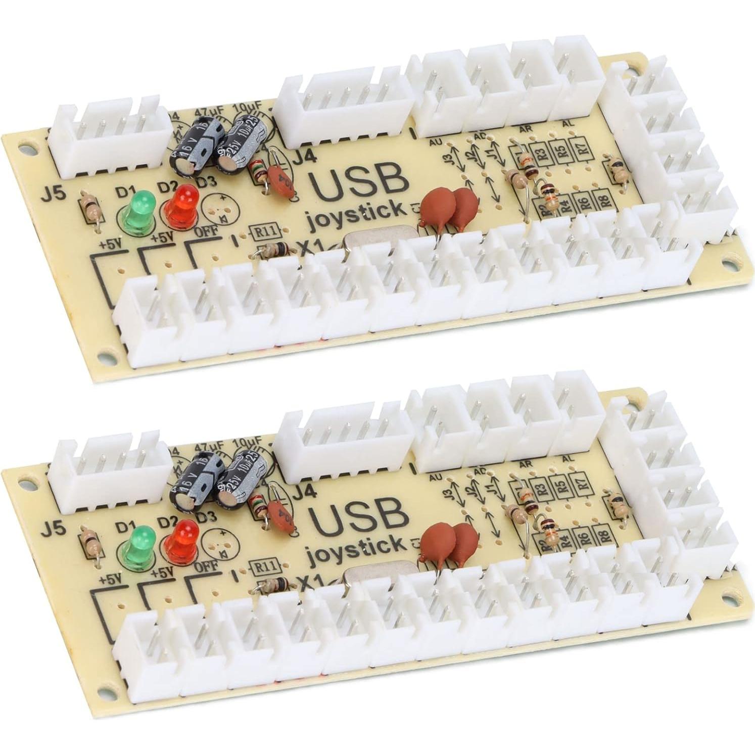 Codificador USB para Controlador de Juego ASHATA QM070913 Doble