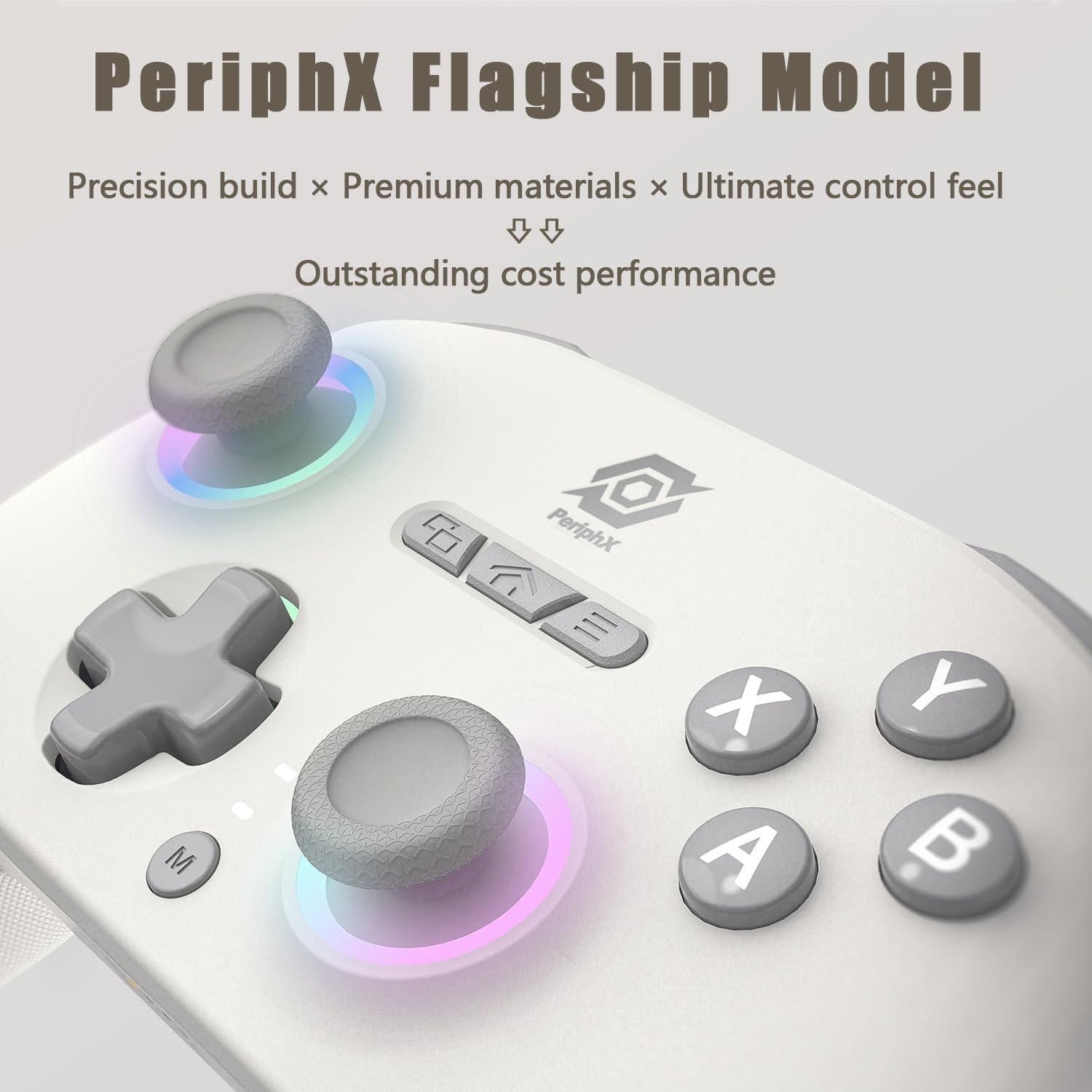 Controlador Inalámbrico PeriphX PX808 para PC y Consolas