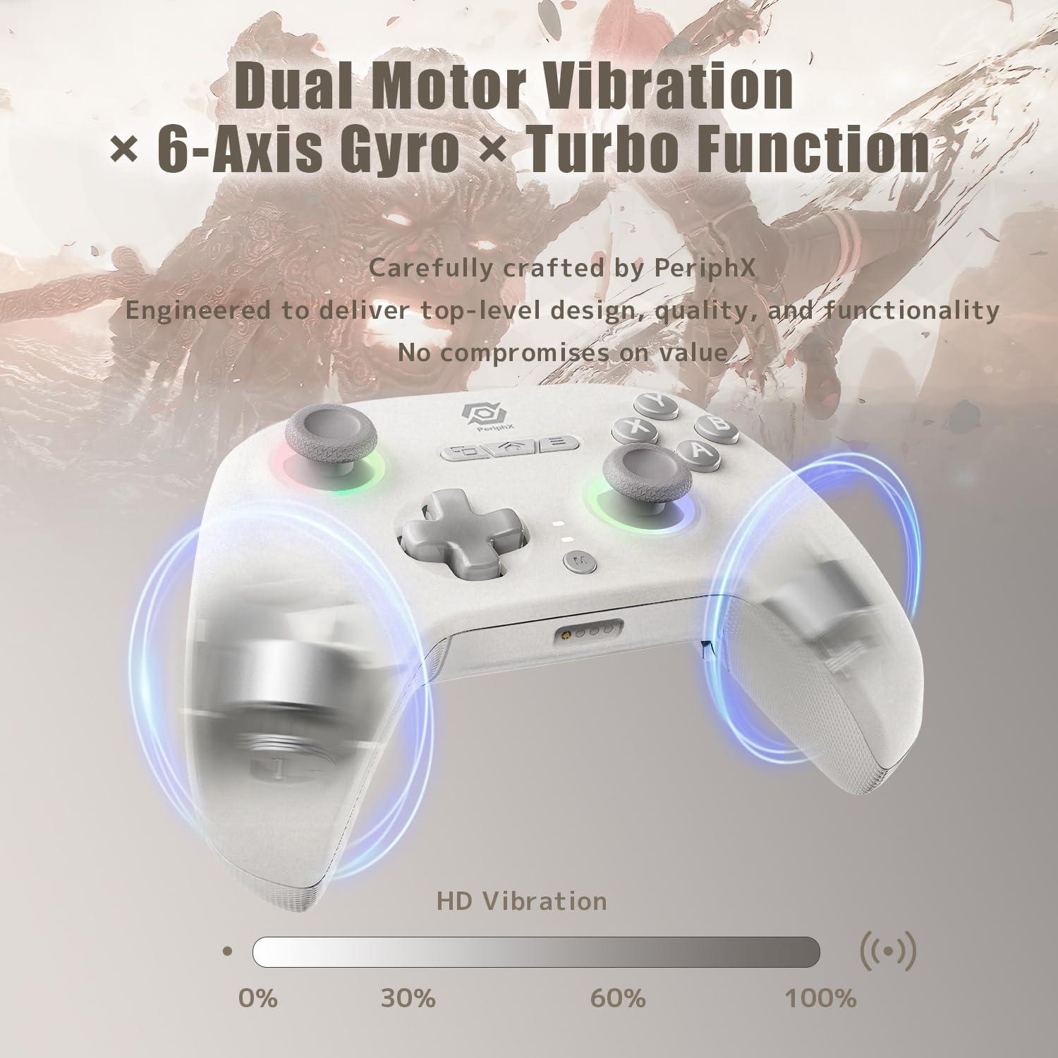 Controlador Inalámbrico PeriphX PX808 para PC y Consolas