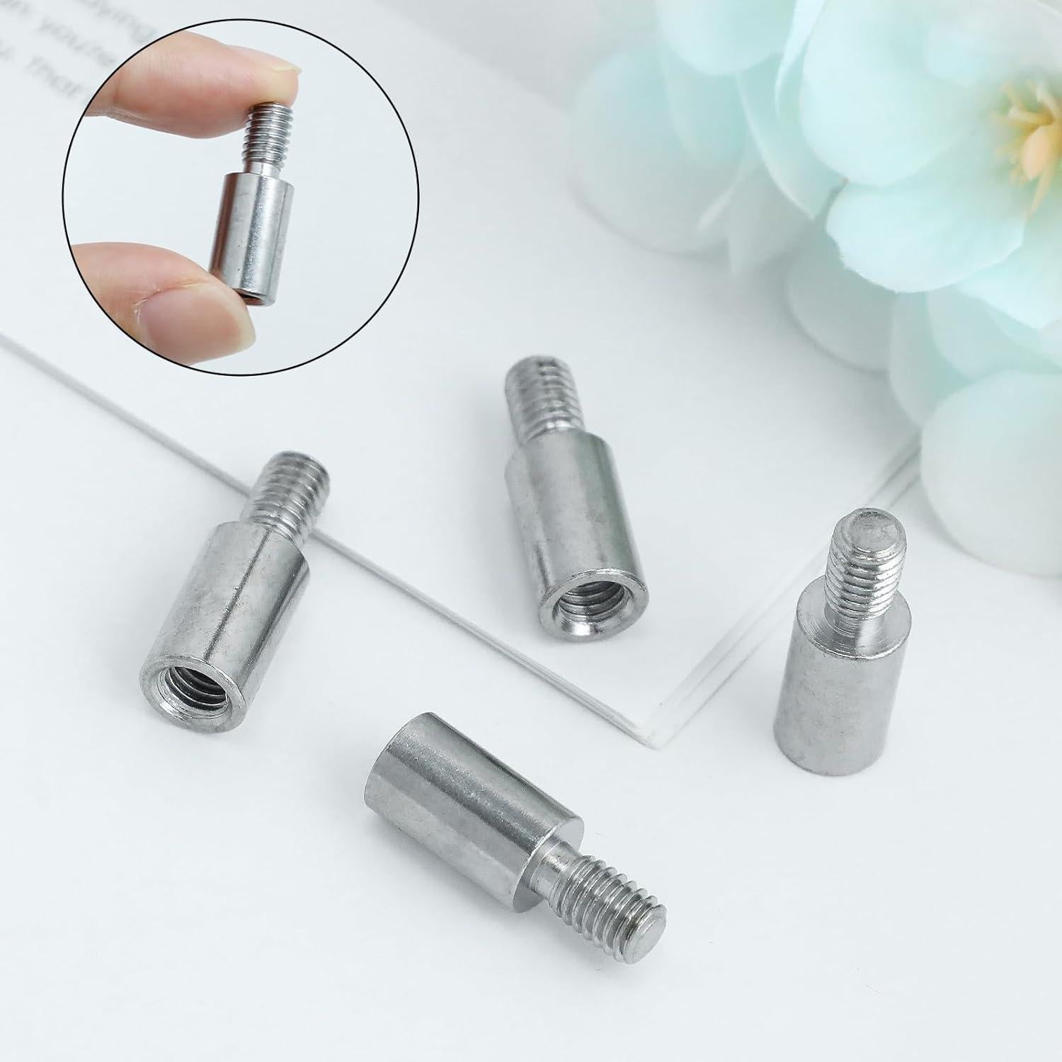 Kit de Extensores de Eje M6 Gallipower 4 Piezas Acero Inoxidable