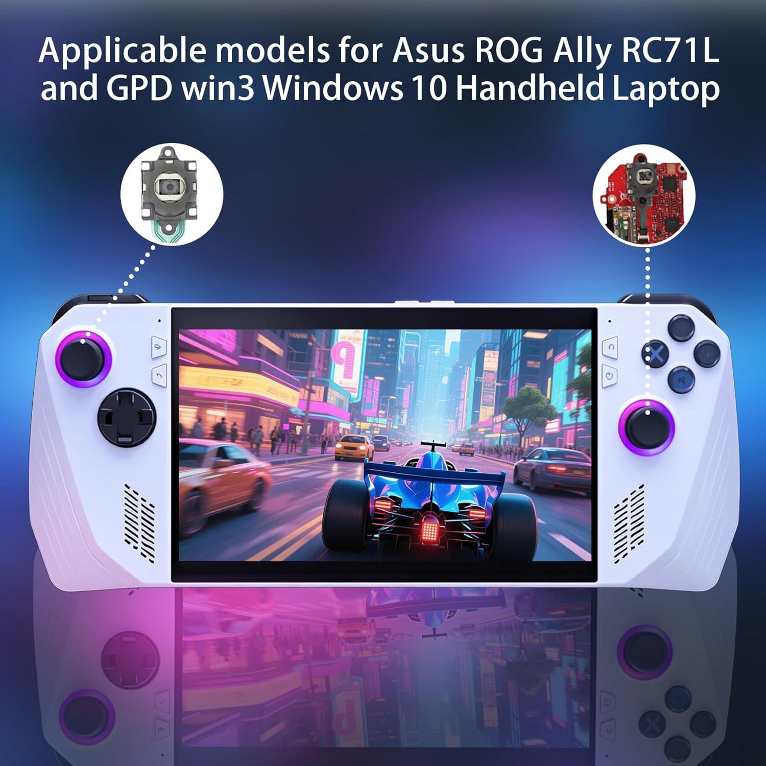Reemplazo Joystick SunDiss para Asus ROG Ally RC71L y GPD Win 3