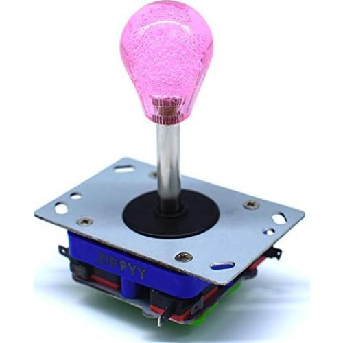 Joystick Arcade Bat Top Arcity 2 Piezas Rosa Transparente