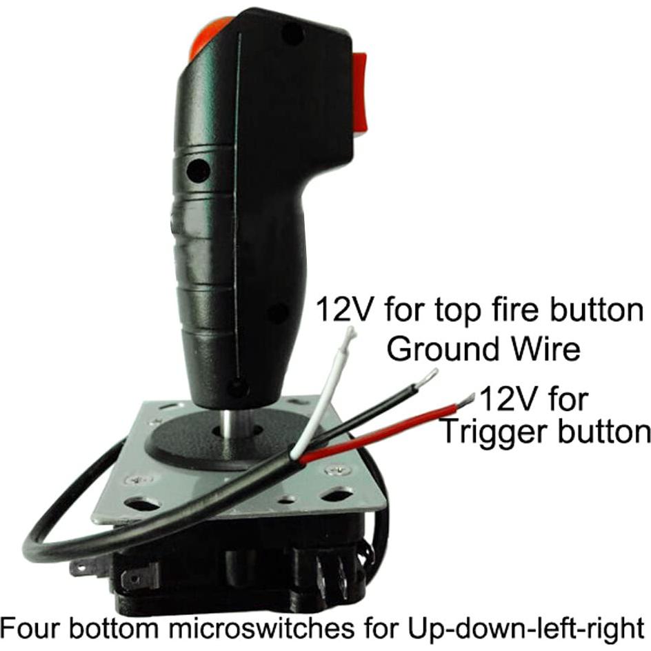 Joystick de Vuelo ZEZEFUFU Ergonómico con Microswitch