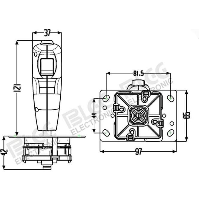 Joystick de Vuelo ZEZEFUFU Ergonómico con Microswitch