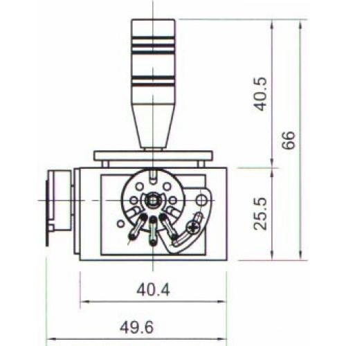 Joystick ServoCity R-204 2 Funciones 12mm Grueso