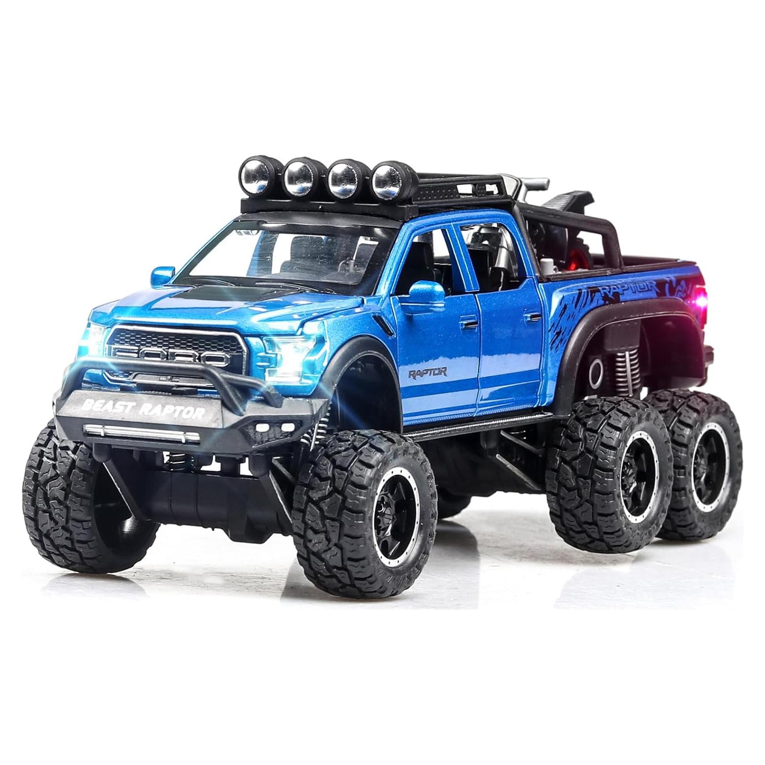 Camión de Juguete Pickup F150 Raptor UXRPTU 1:24 con Luz y Sonido