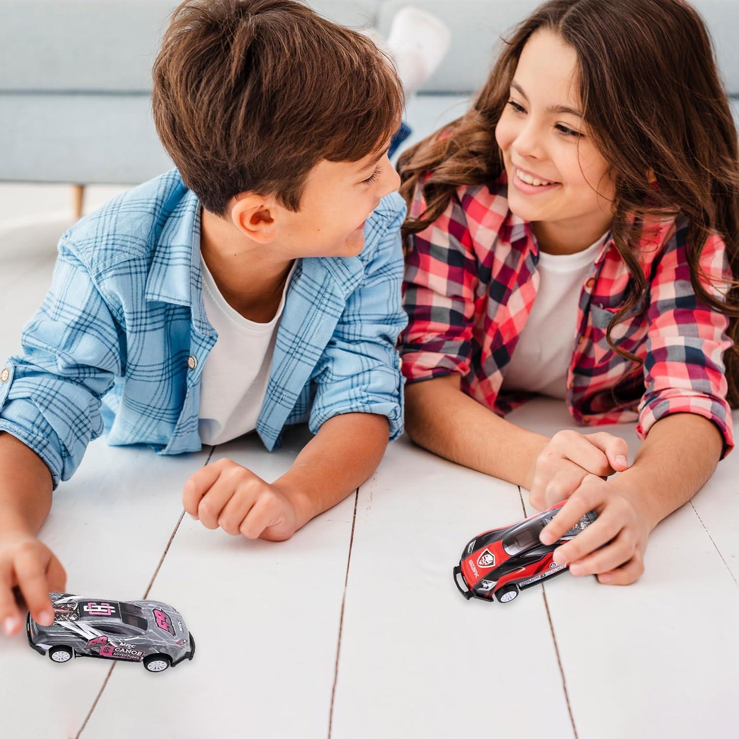 Set de 12 Coches de Retroceso ArtCreativity - Acrobacias y Volteo