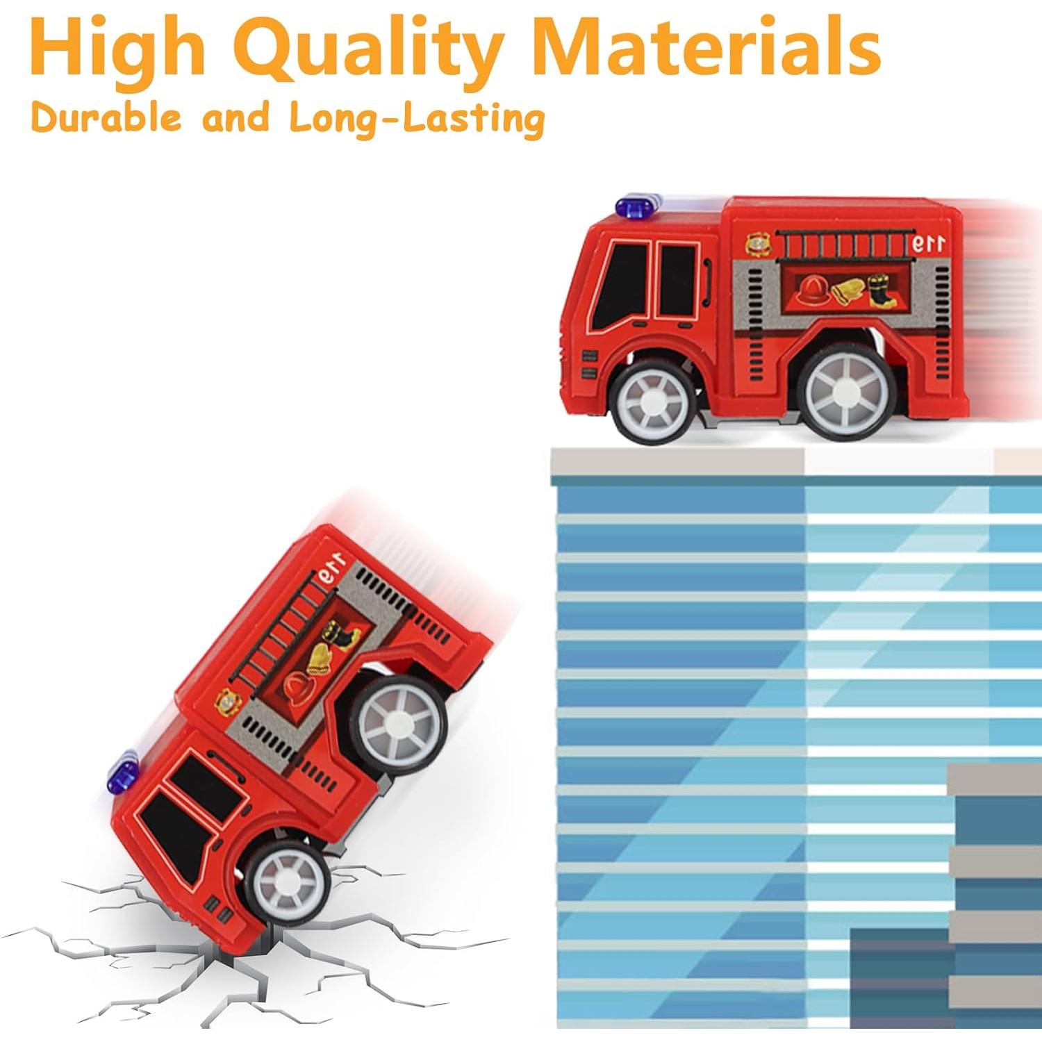 16 Piezas Juguetes de Vehículos de Ciudad DONGTOIZ para Niños