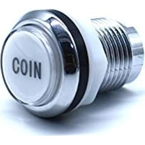 Botones LED de Arcade Arcity 30mm Cromados 12V con Microinterruptor