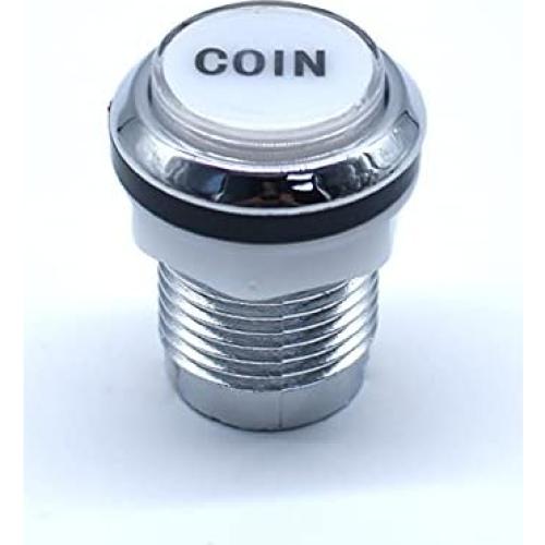 Botones LED de Arcade Arcity 30mm Cromados 12V con Microinterruptor