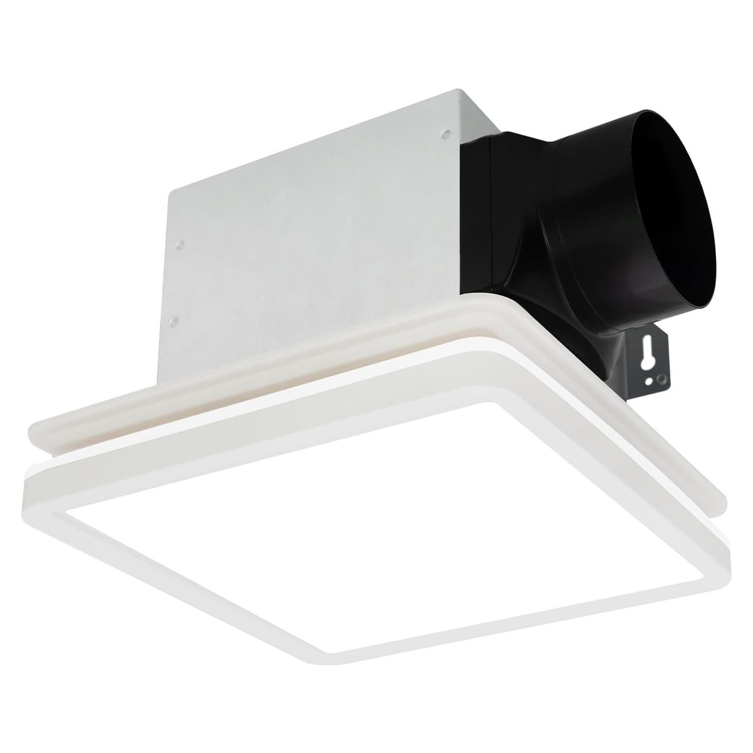 Ventilador Extractor de Baño Akicon 80 CFM con Luz LED