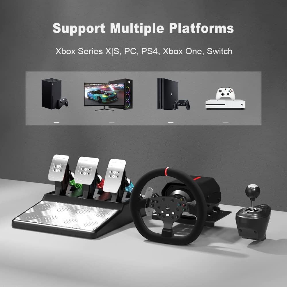 Volante de Carreras PXN V10 con Retroalimentación de Fuerza