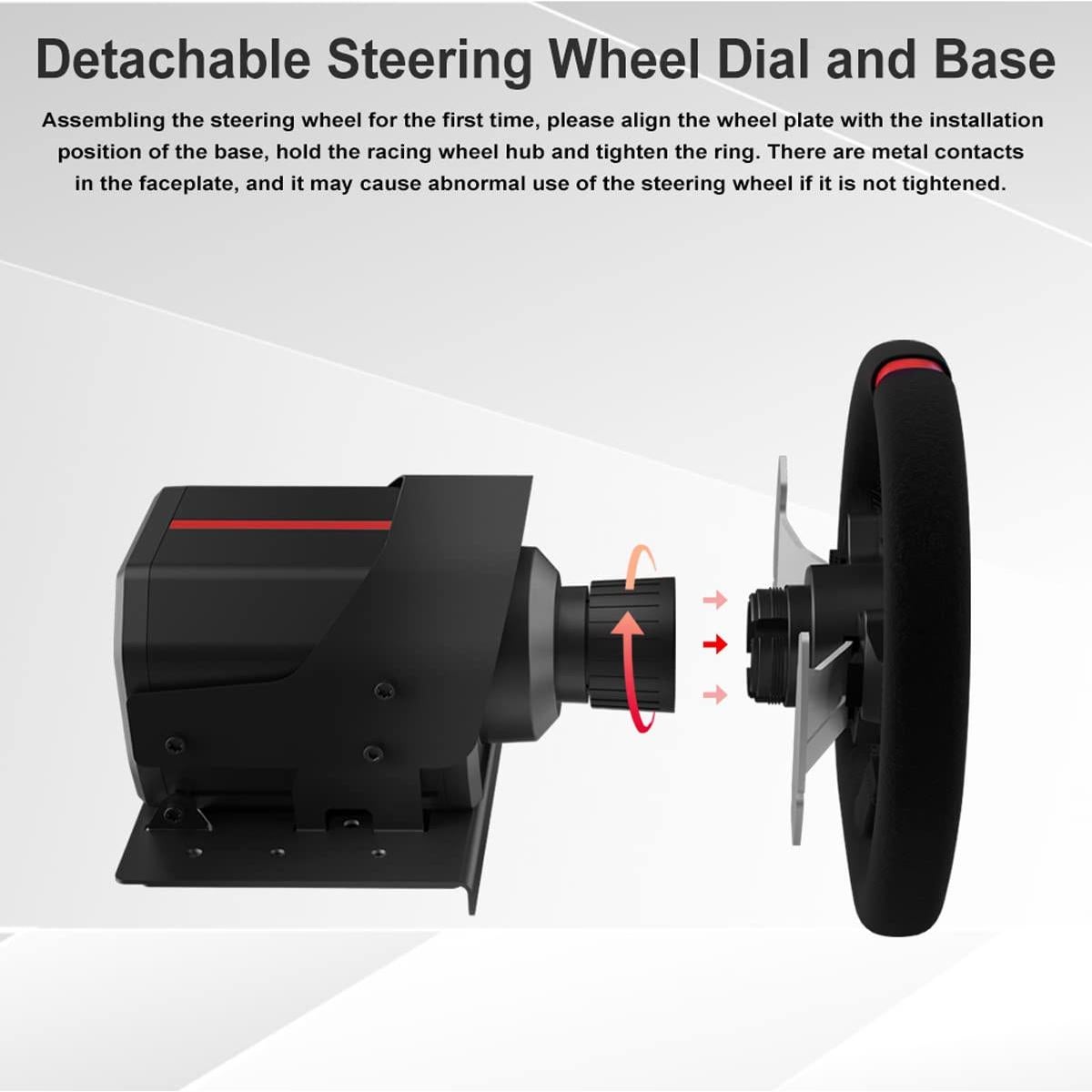 Volante de Carreras PXN V10 con Retroalimentación de Fuerza