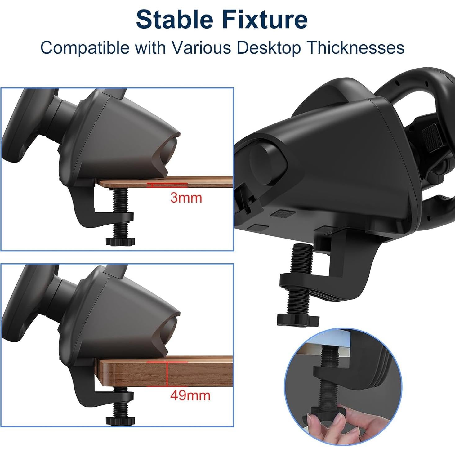 Volante DOYO KT820D con Pedales para PC, PS4, Switch - Bluetooth