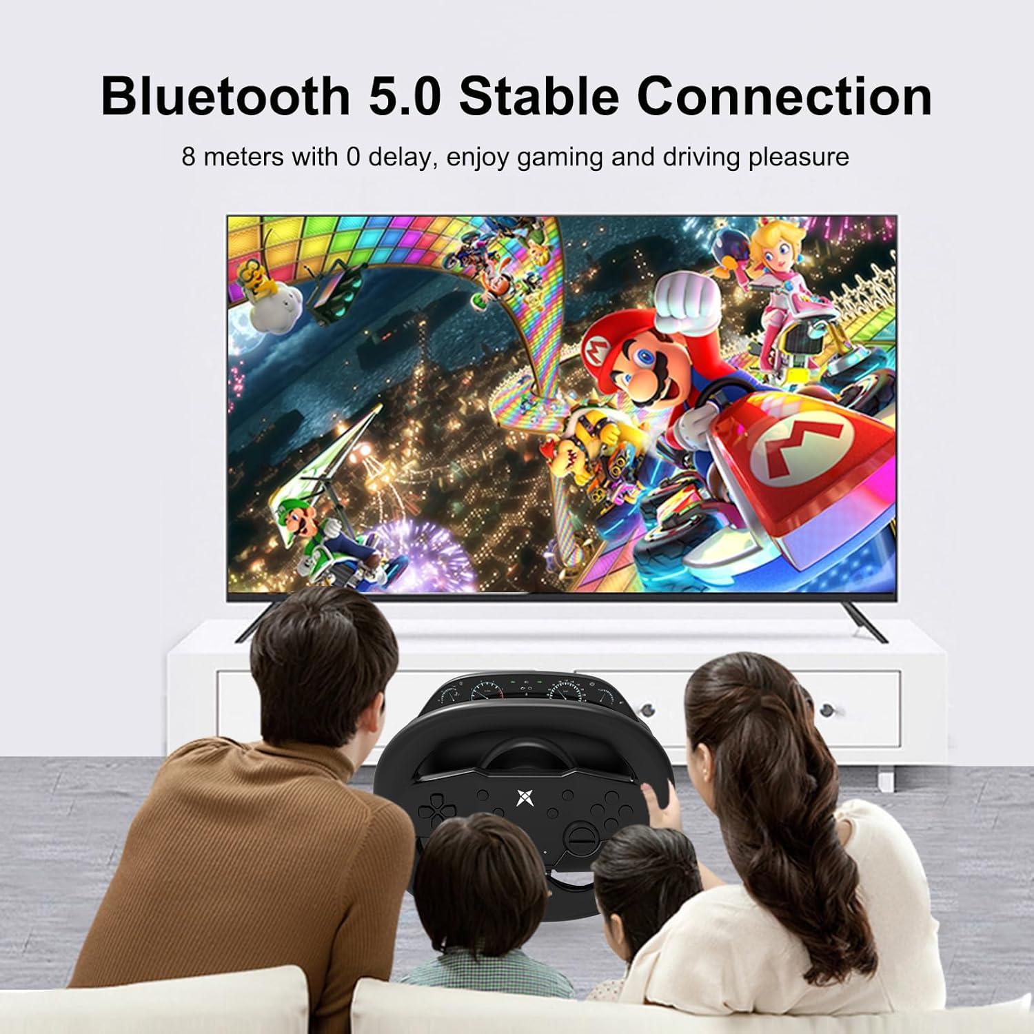 Volante DOYO KT820D con Pedales para PC, PS4, Switch - Bluetooth