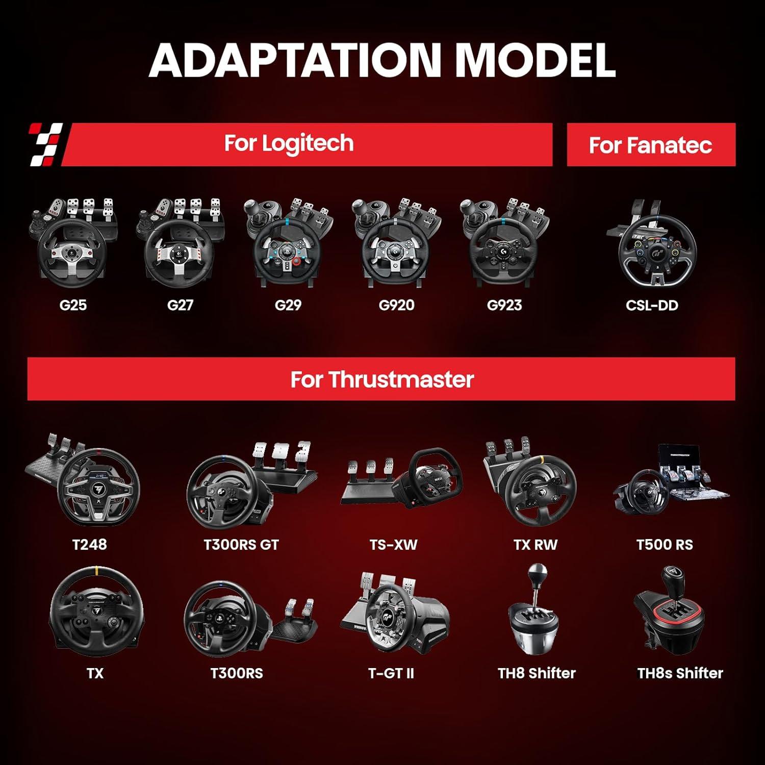 Cockpit de Simulador de Carreras RACGTING Plegable Ajustable