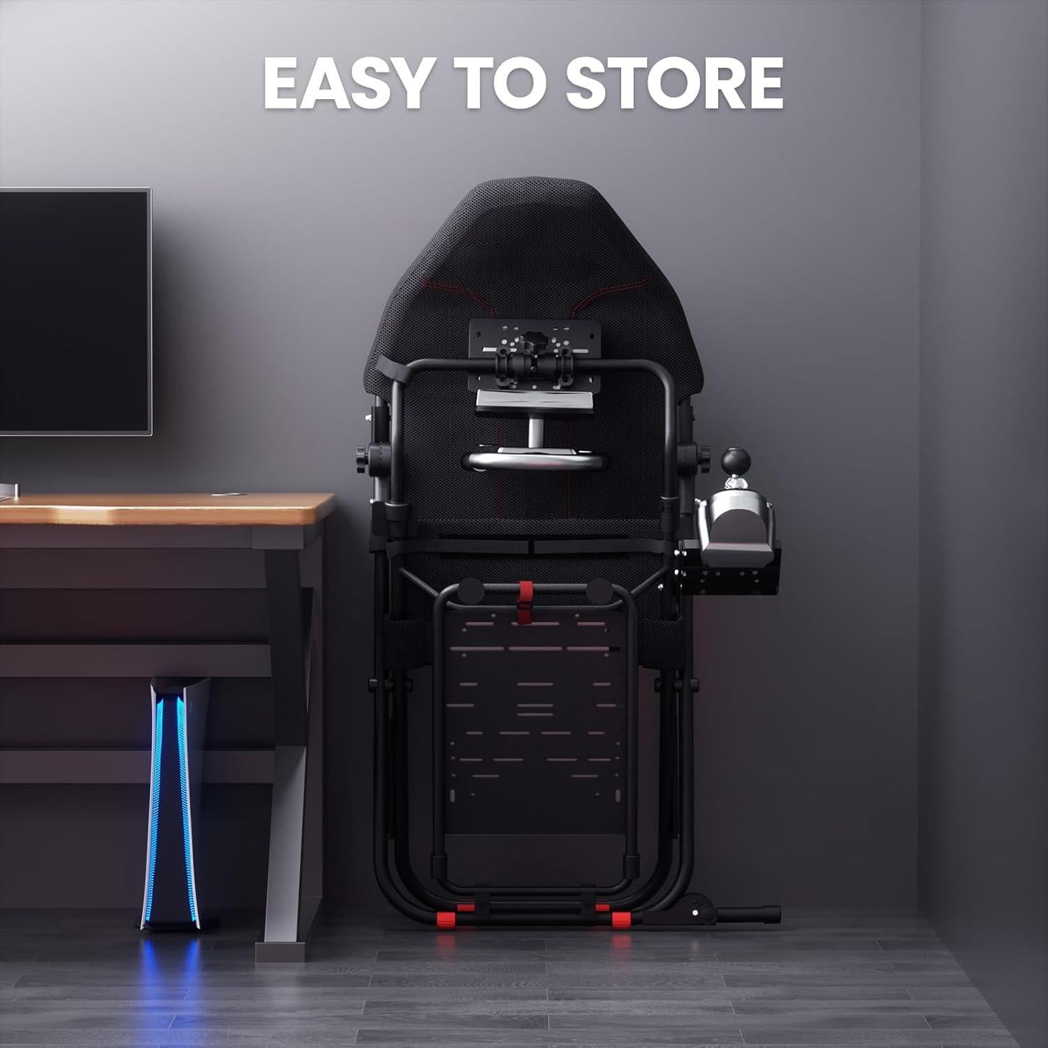 Cockpit de Simulador de Carreras RACGTING Plegable Ajustable