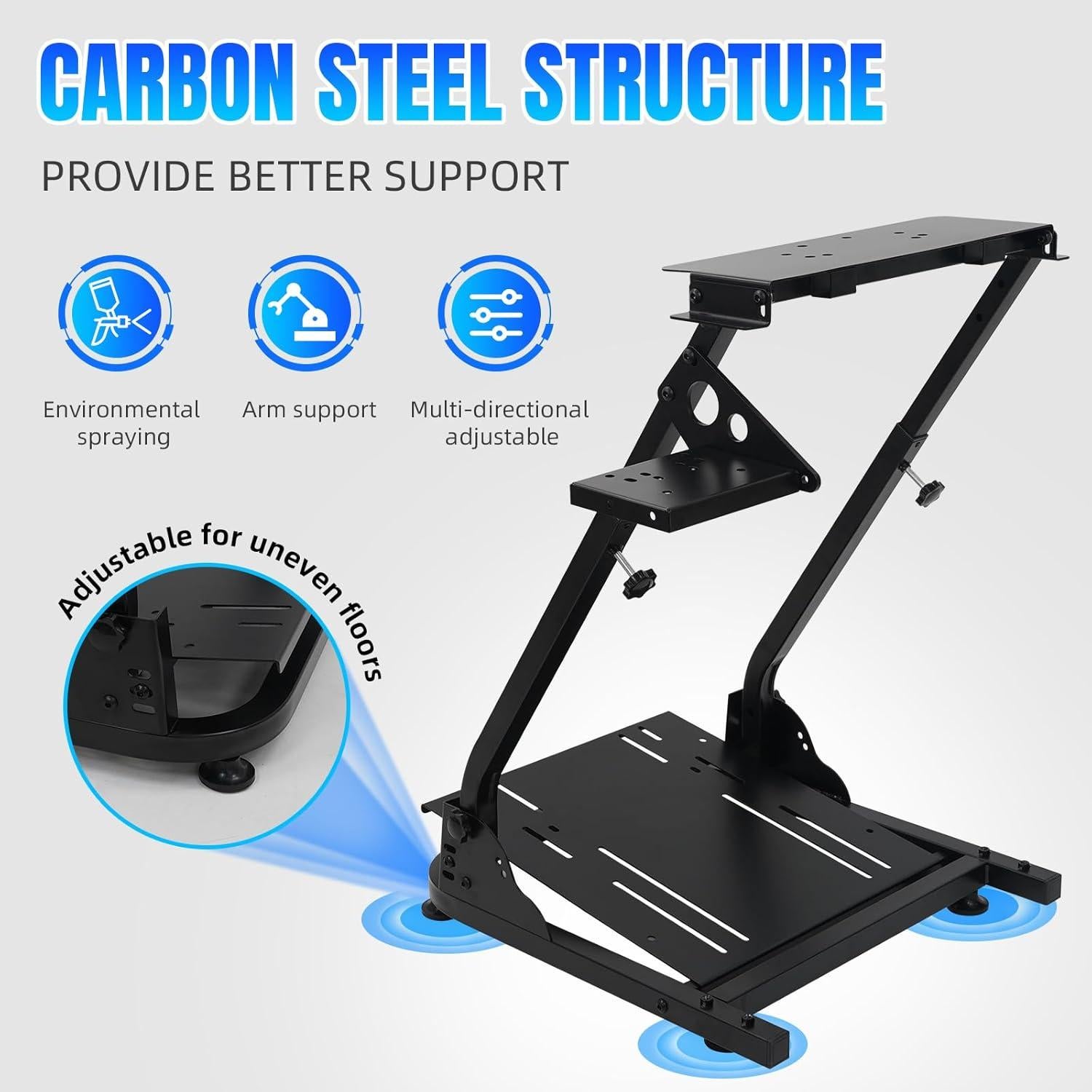 Soporte de Volante Plegable LGIB Ajustable para Simulación
