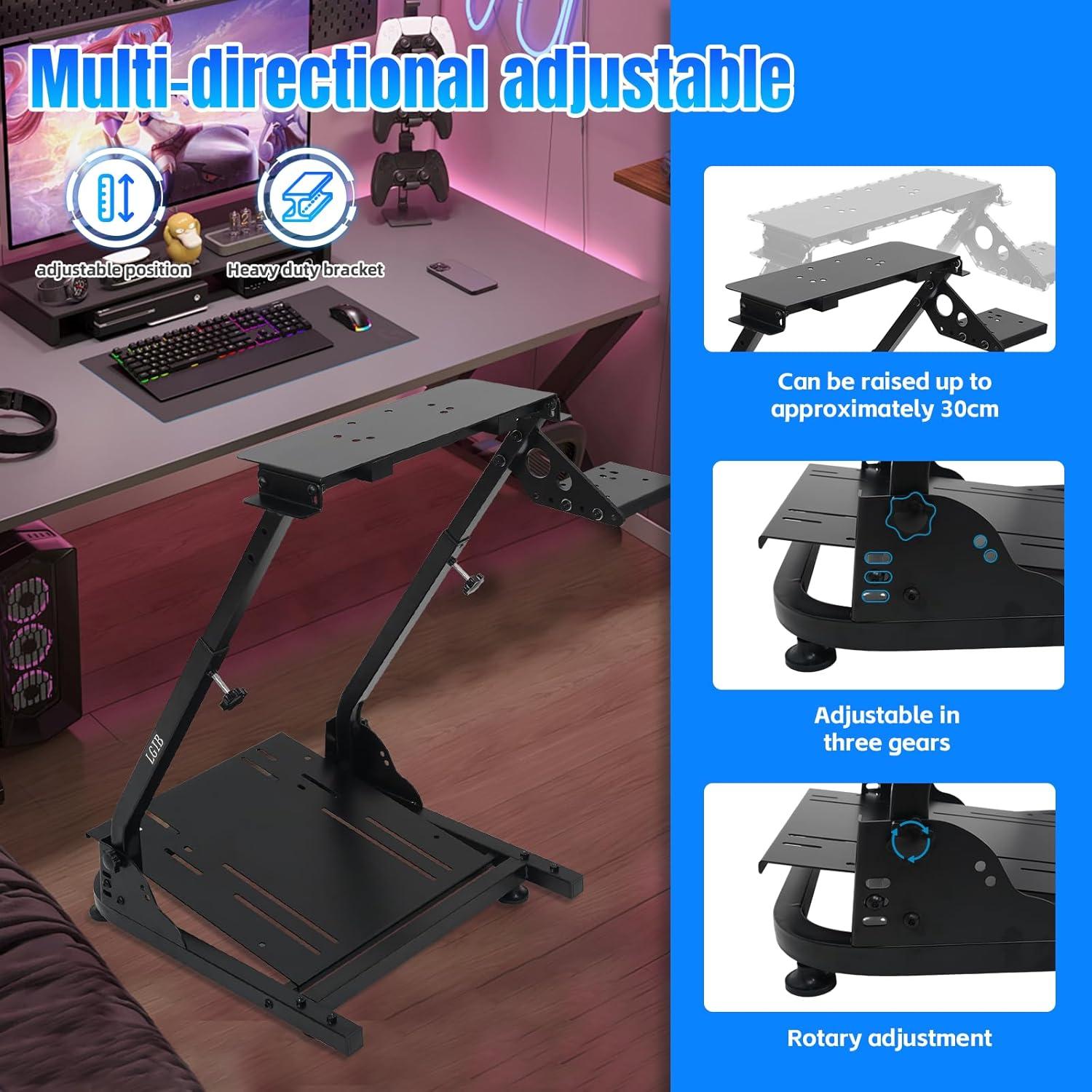 Soporte de Volante Plegable LGIB Ajustable para Simulación