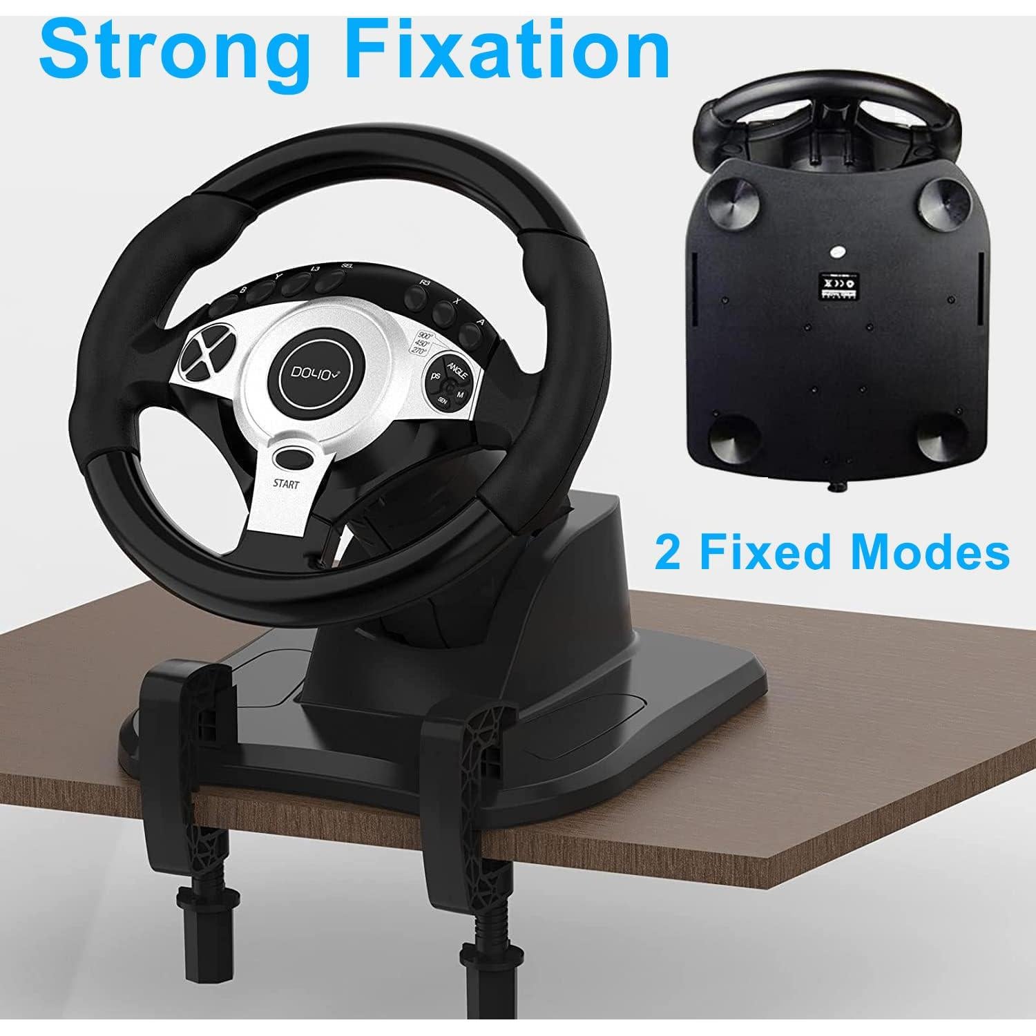 Volante de Carreras DOYO R900 para PC y Consolas - 270/900°