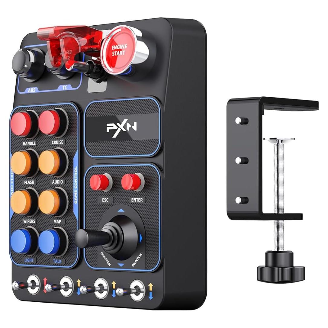 Caja de Botones PXN CB1 para Simulador de Carreras USB