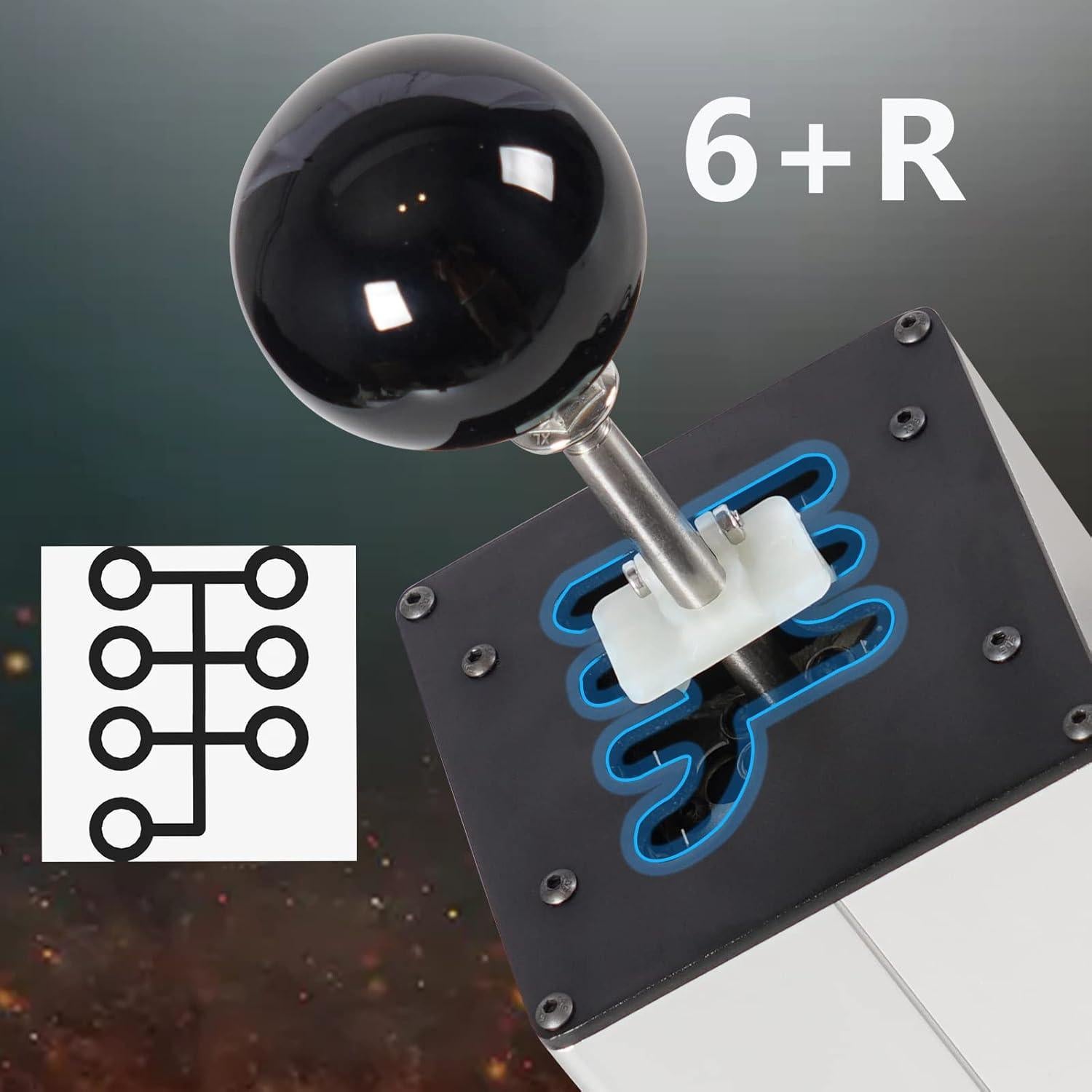 Simulador de Cambio de Marchas Htostar Racing USB para G29 G27 G25