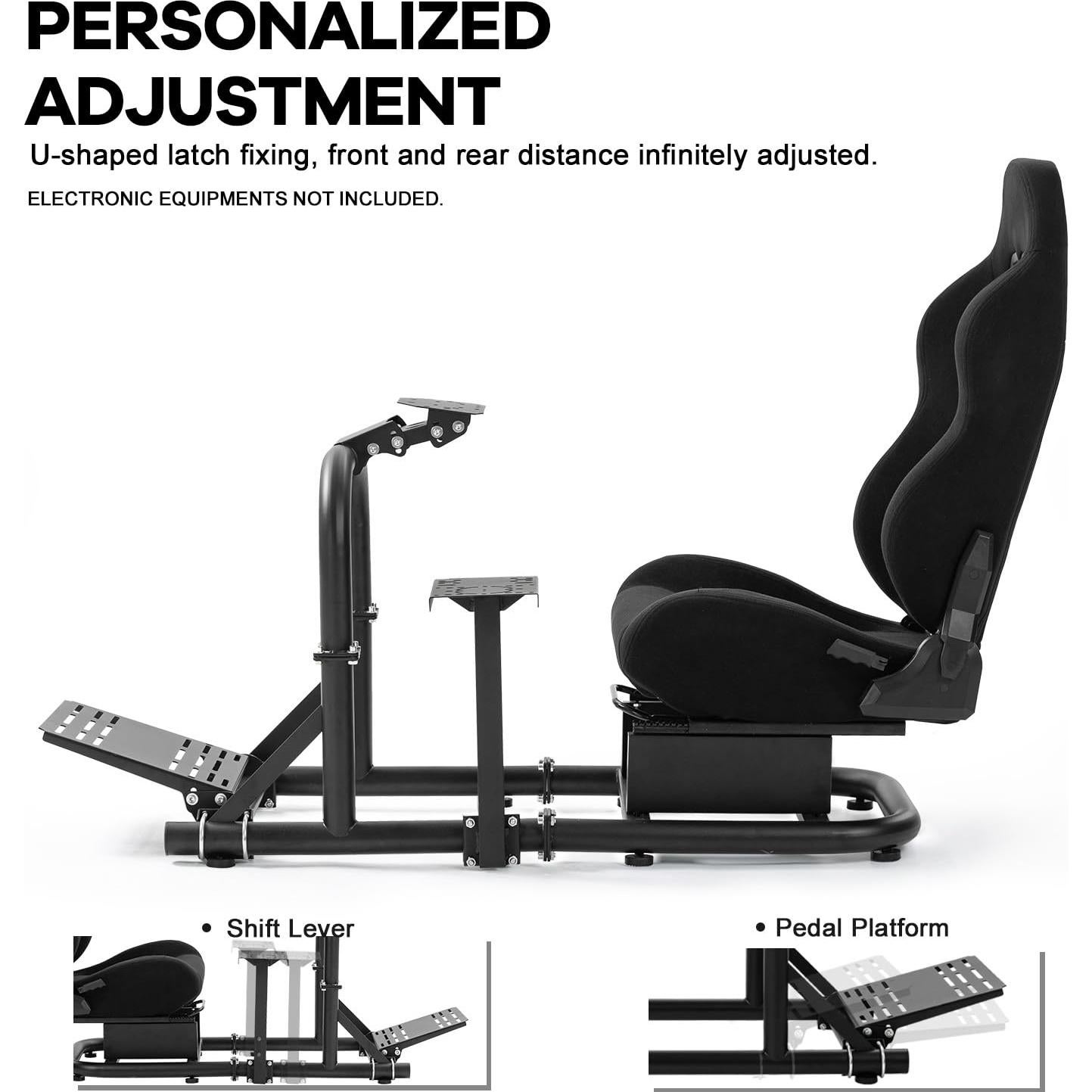 Cockpit de Simulador de Carreras Anman Upgrade Pro 123cm