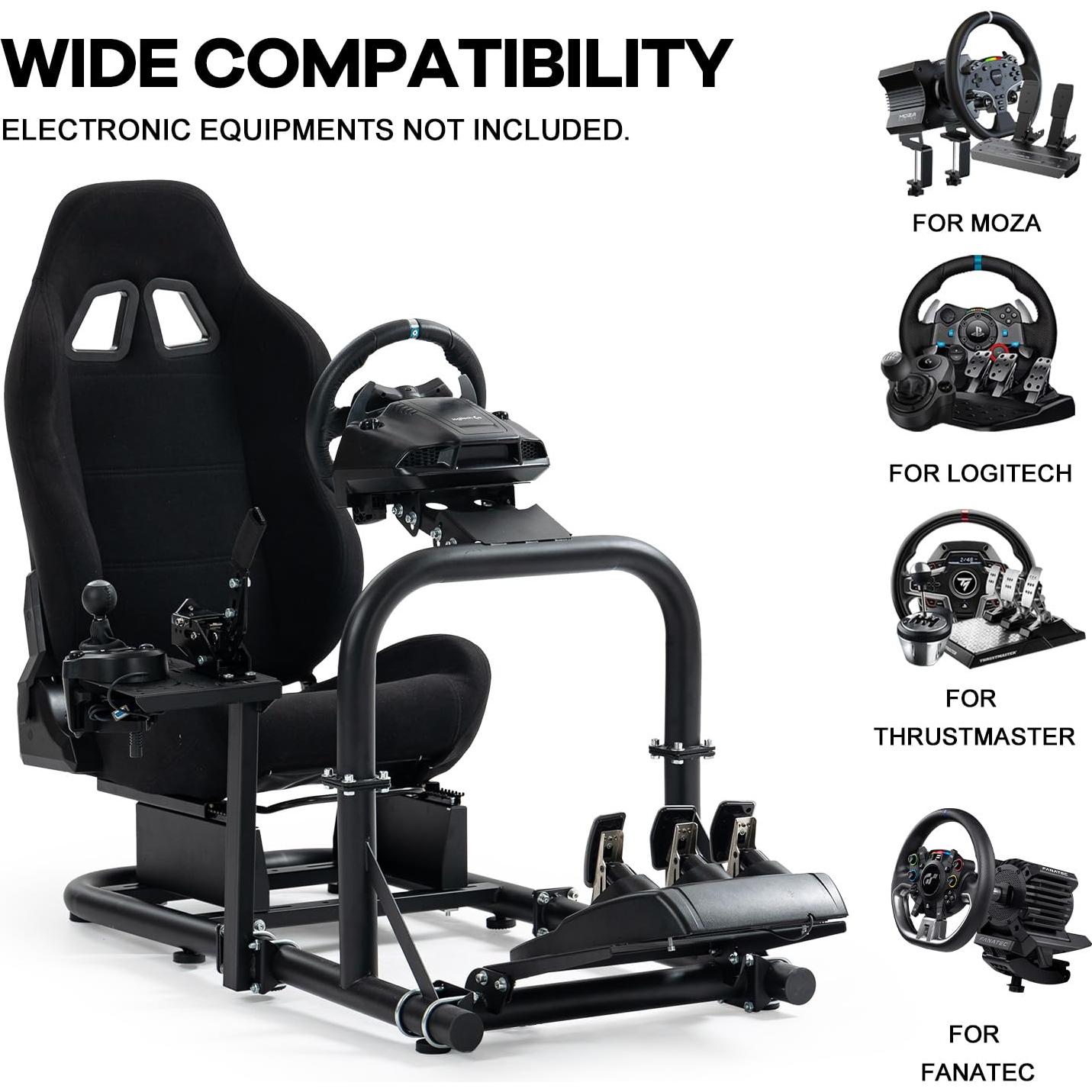Cockpit de Simulador de Carreras Anman Upgrade Pro 123cm