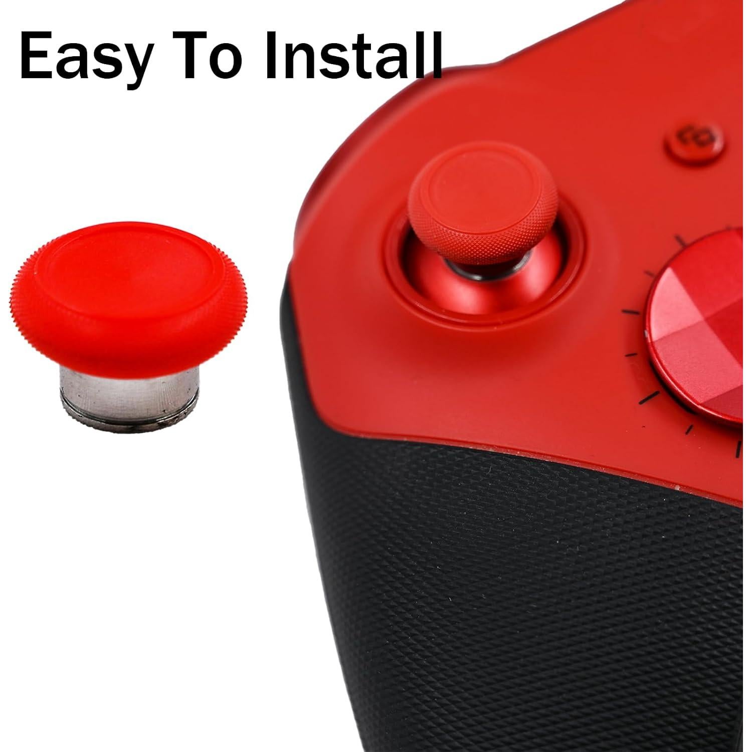 Palancas Metálicas Cortas Dogxiong para Controlador Xbox Elite 2 Rojo