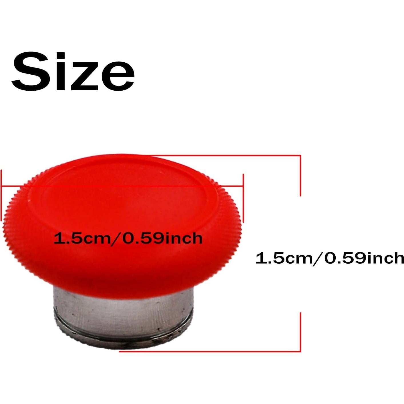 Palancas Metálicas Cortas Dogxiong para Controlador Xbox Elite 2 Rojo