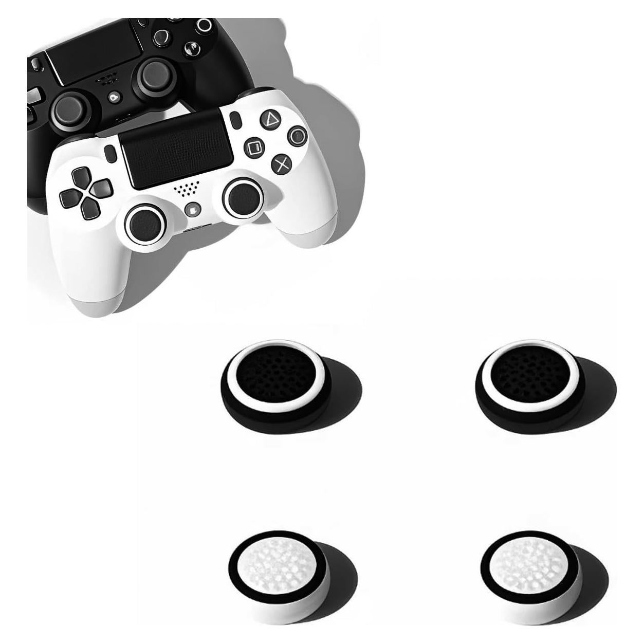 4 Tapas de Joystick Antideslizantes FavorFishFans para PS5/PS4/Xbox/Switch