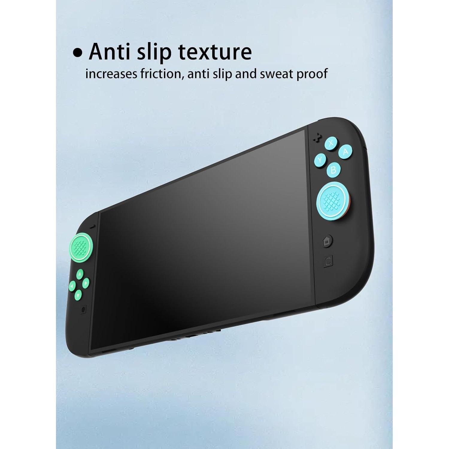 Empuñaduras para Joystick Switch 2 UYRUREL 10 PCS Silicona