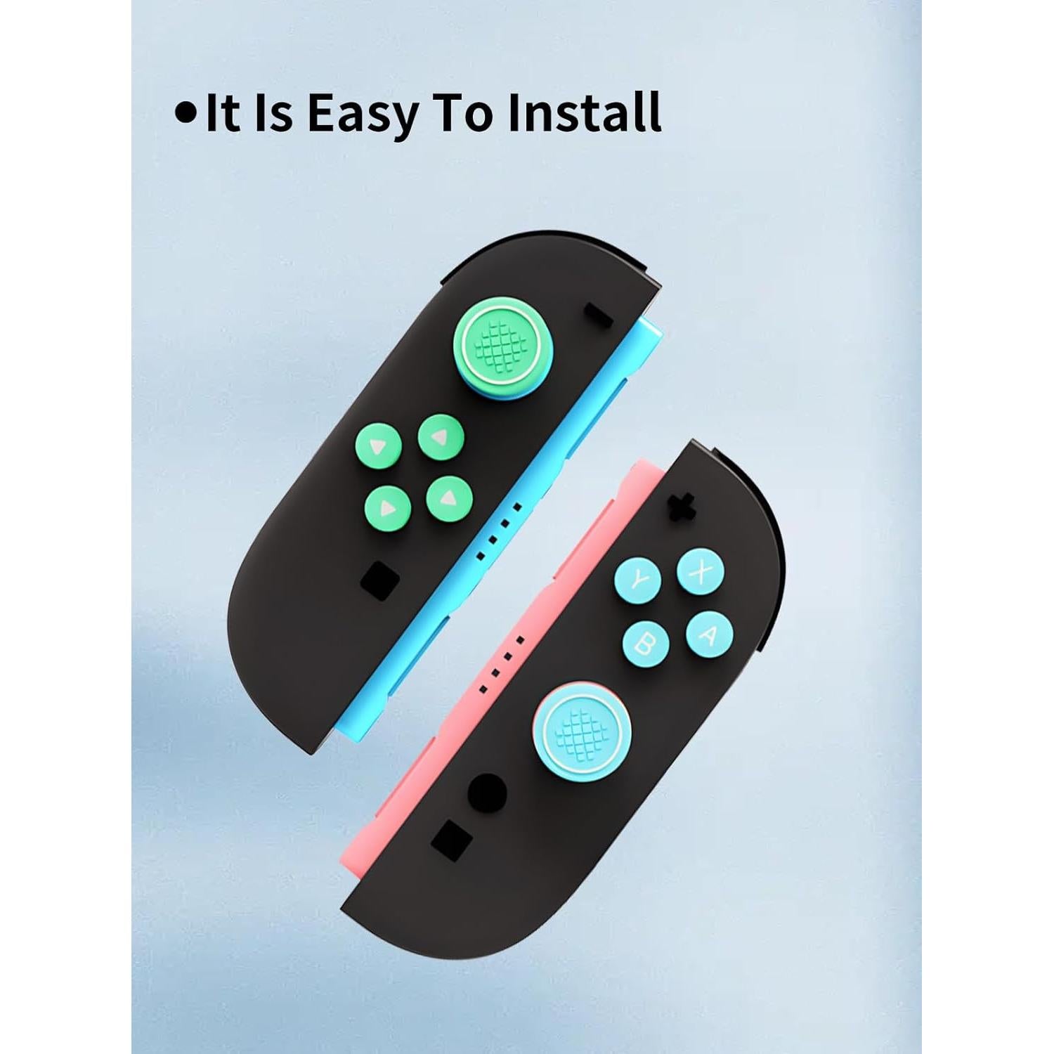 Empuñaduras para Joystick Switch 2 UYRUREL 10 PCS Silicona