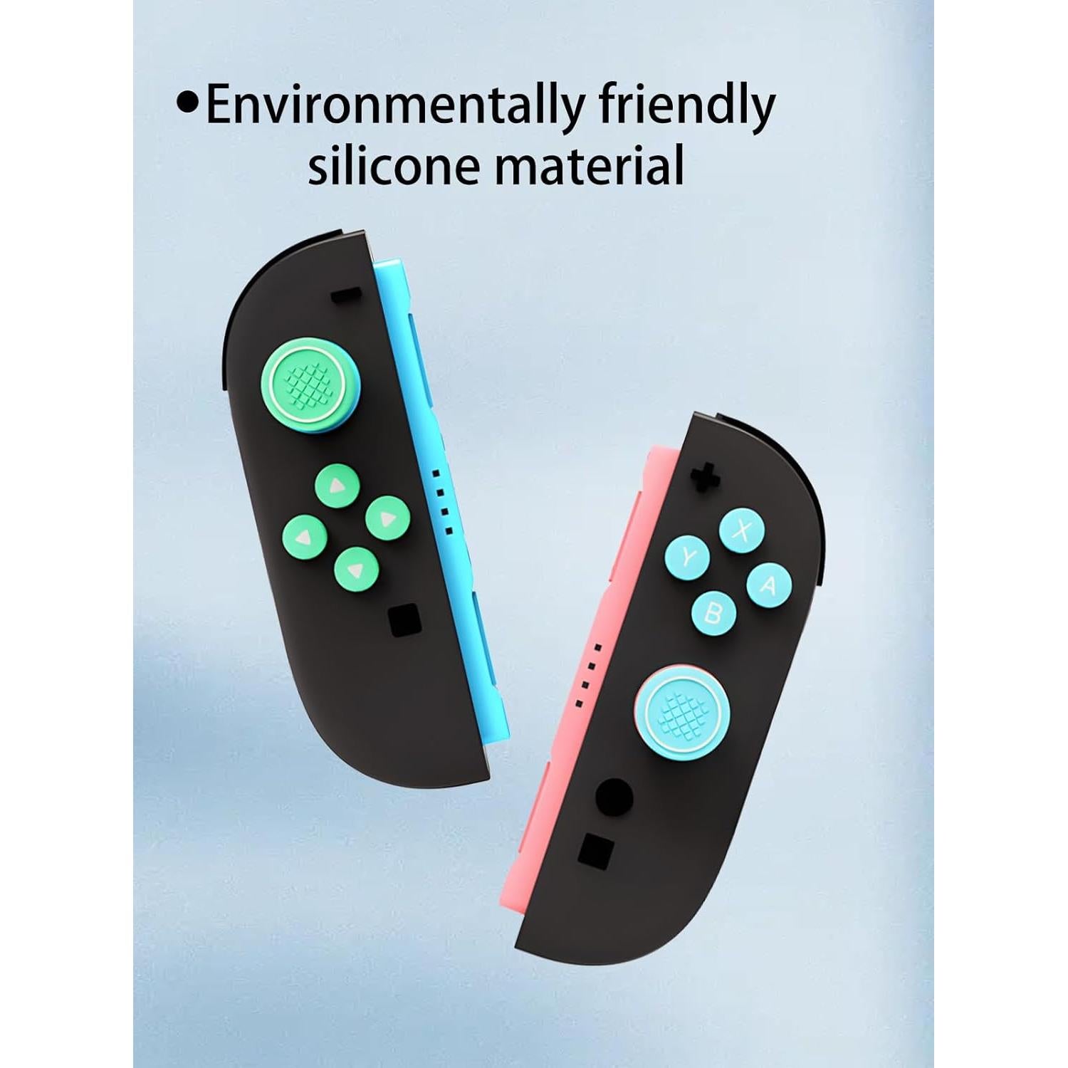 Empuñaduras para Joystick Switch 2 UYRUREL 10 PCS Silicona