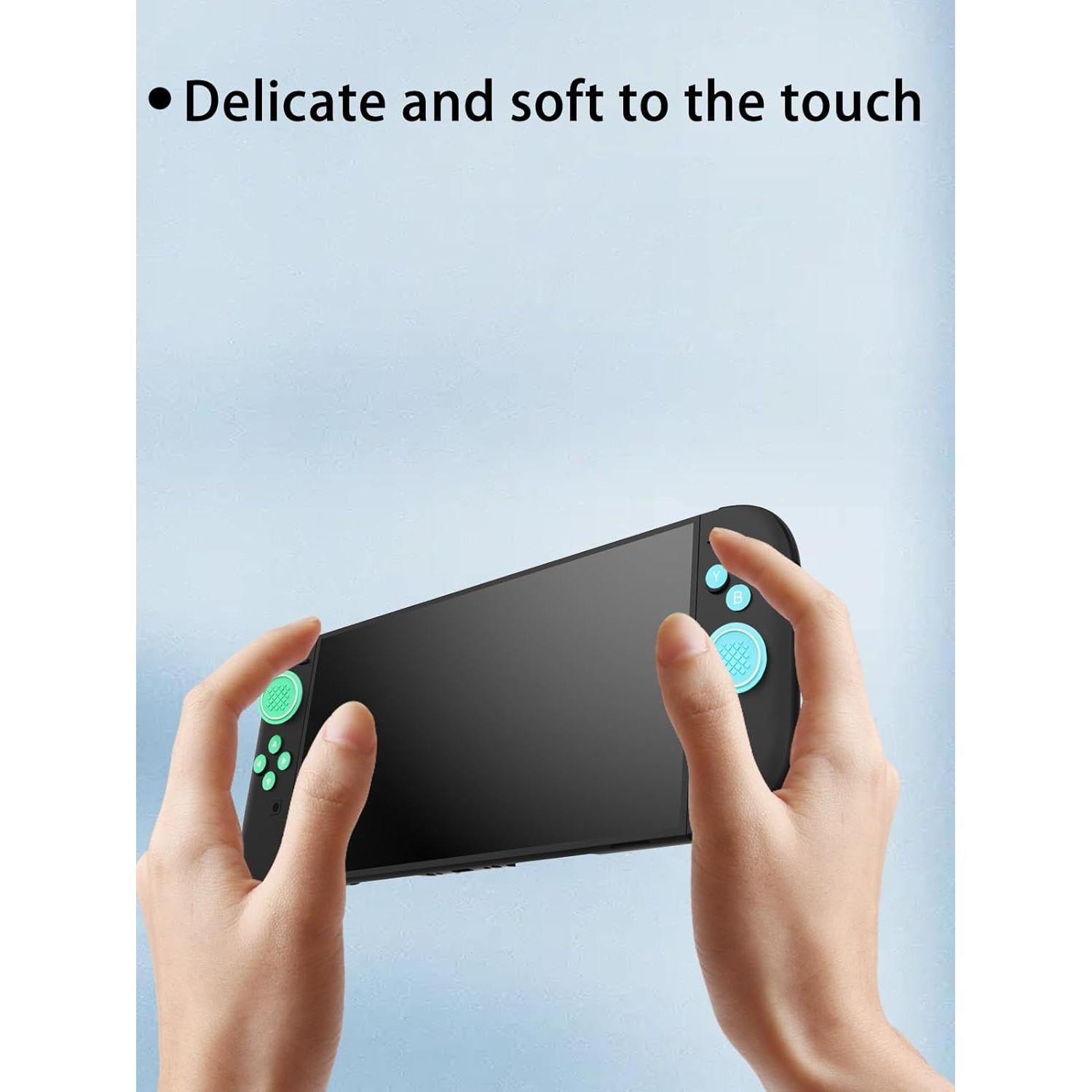 Empuñaduras para Joystick Switch 2 UYRUREL 10 PCS Silicona